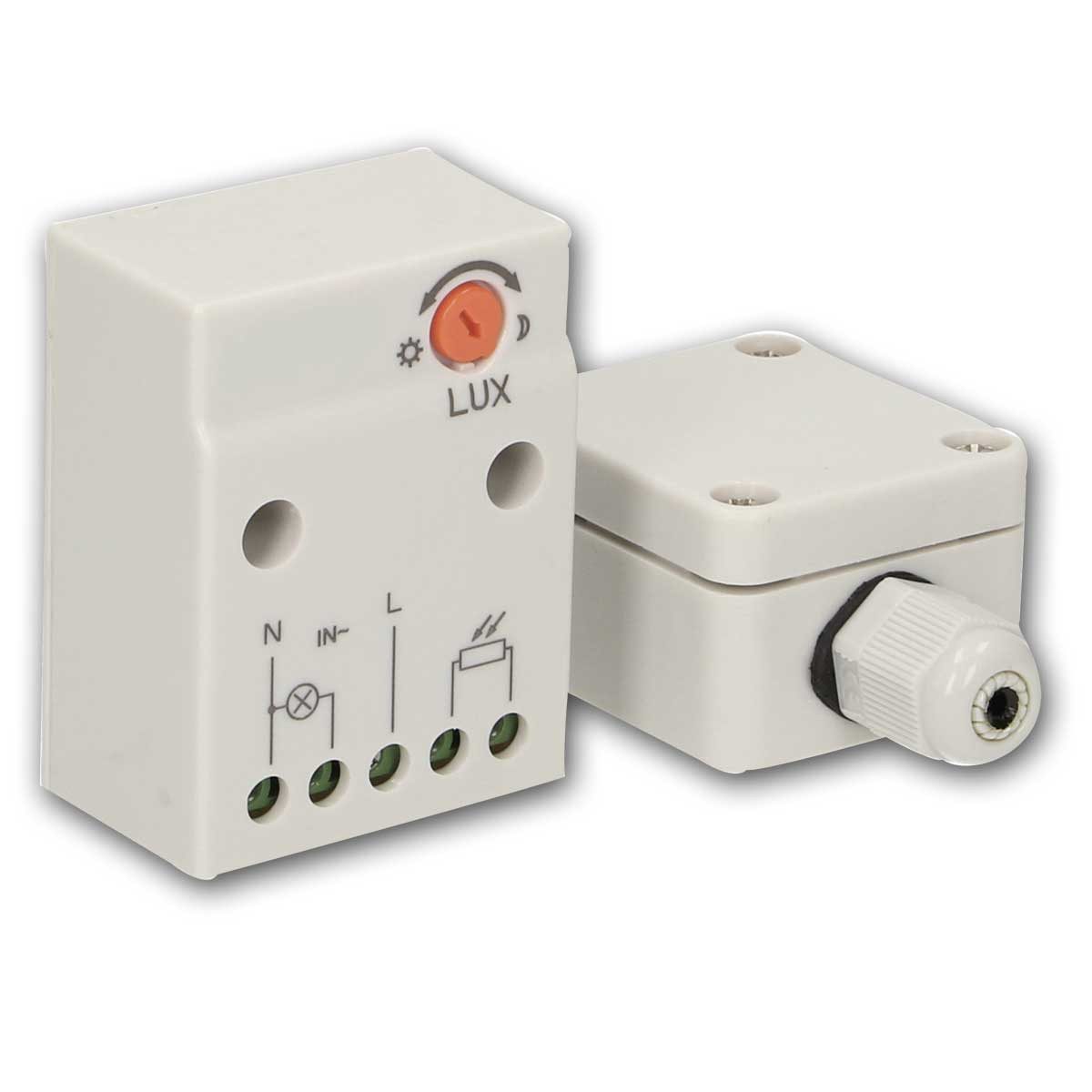 Orno Dämmerungsschalter Aufputz-Dämmerungsschalter, Sonde IP65, ohne Kabel