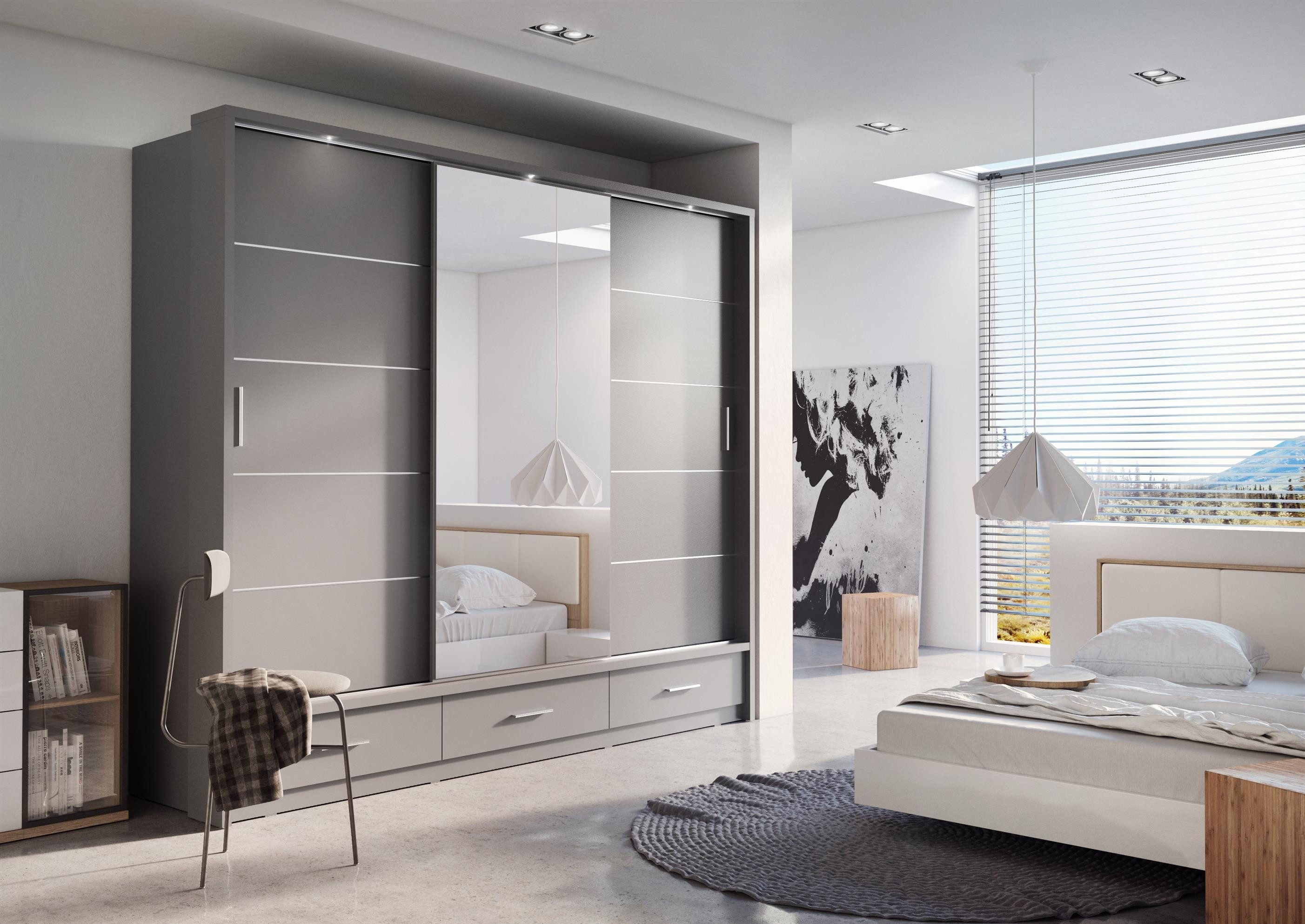 Compleo Kleiderschrank ARTI 01 mit 3 günstig online kaufen
