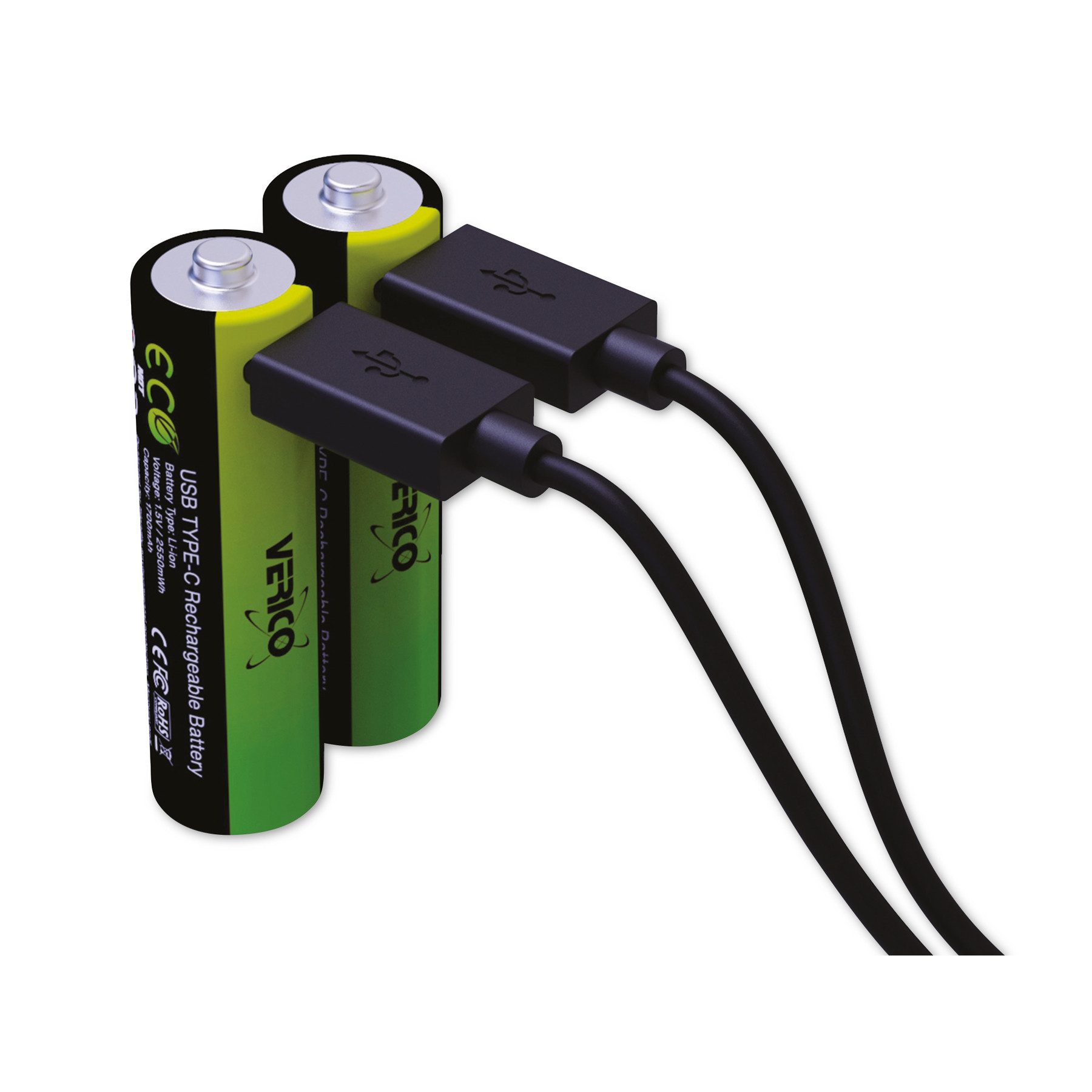 VERICO LiIon-Akku Loop Energy AA, mit USB-C Akku