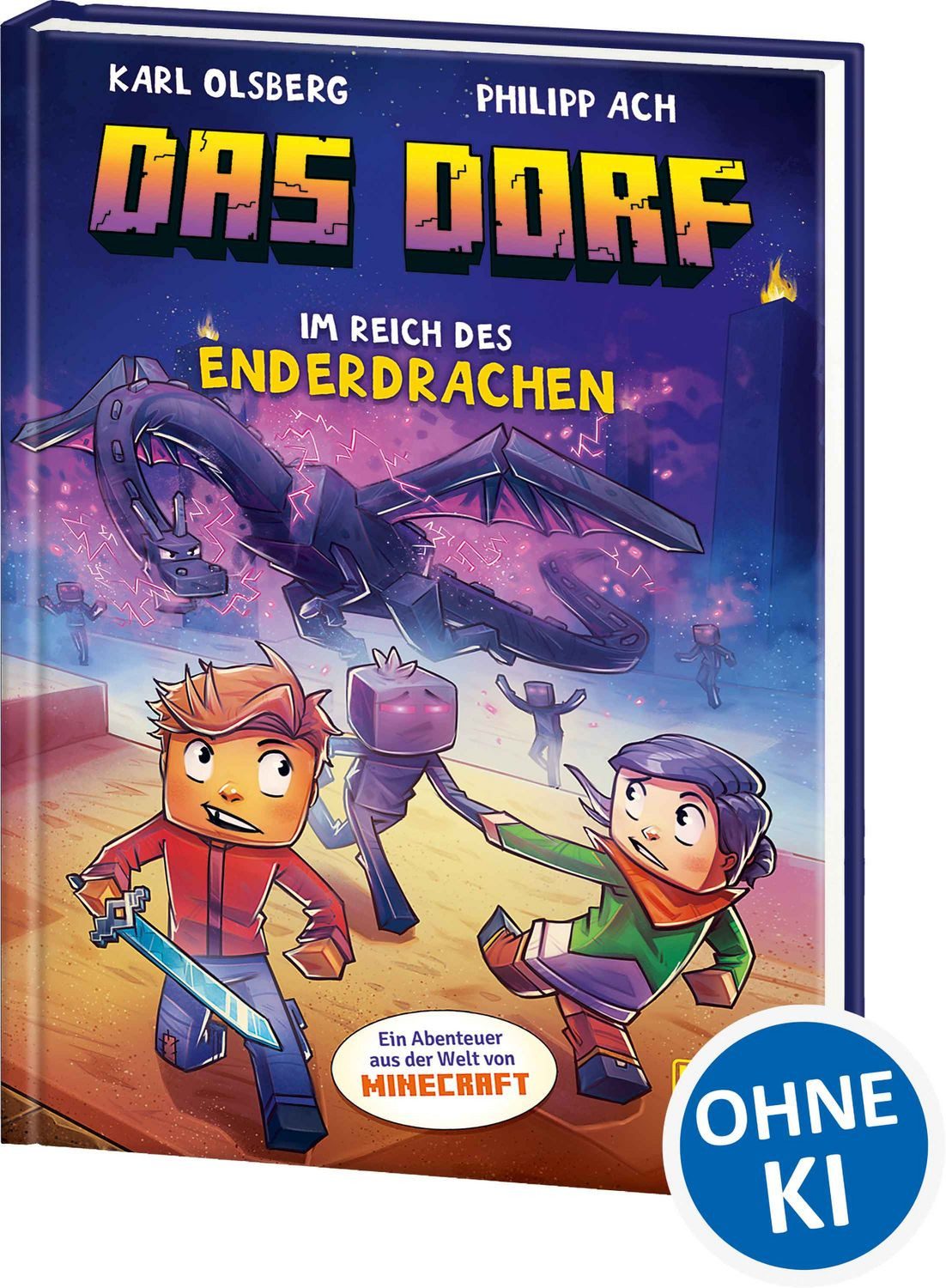 Das Dorf (Band 4) - Im Reich des Enderdrachen / Karl Olsberg, Für Minecraft-Fans und alle, die spannende Abenteuergeschichten lieben - Wow! Das will ich lesen!
