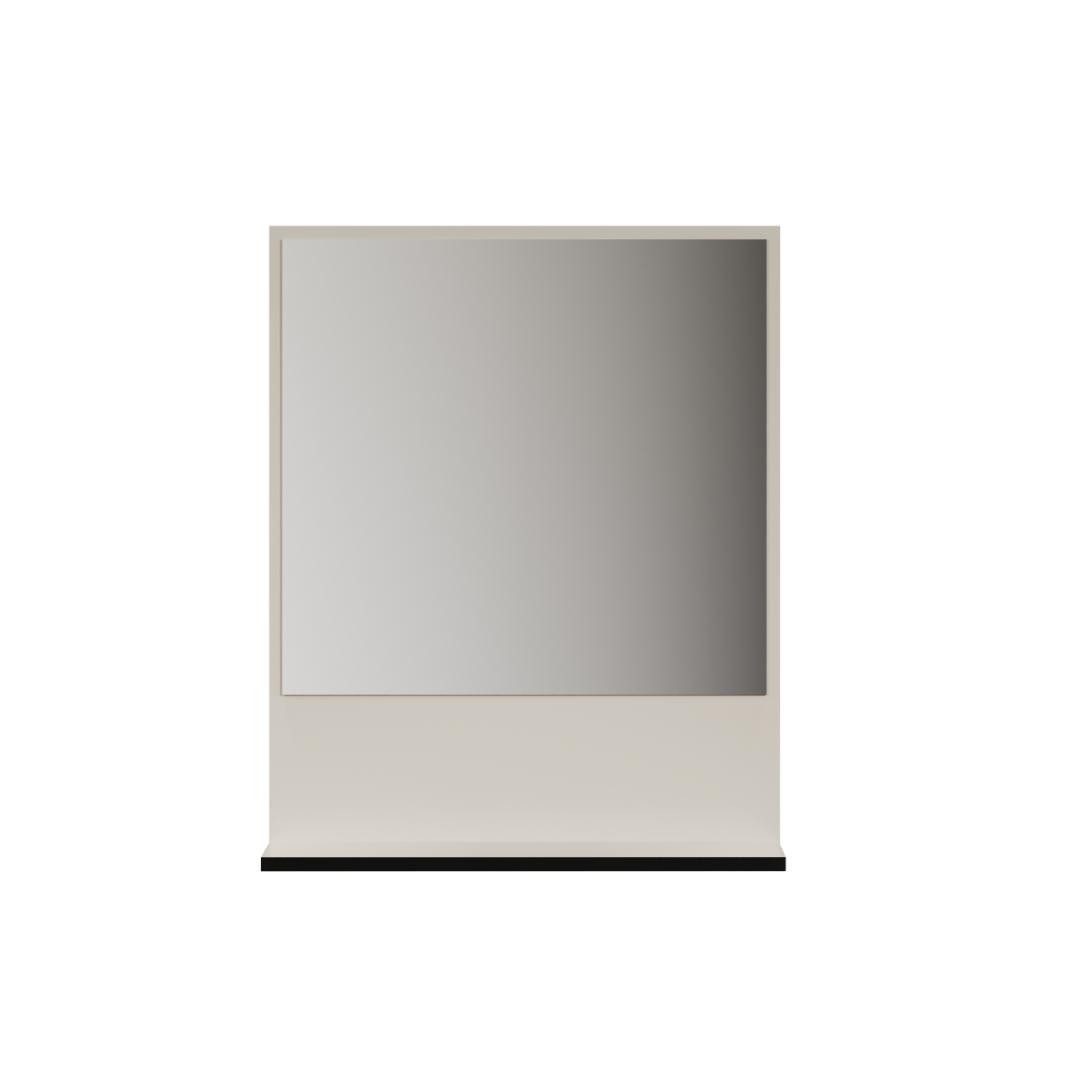 trendteam Badezimmerspiegelschrank PureBliss Bad Spiegel mit 1 Regal kashmir.