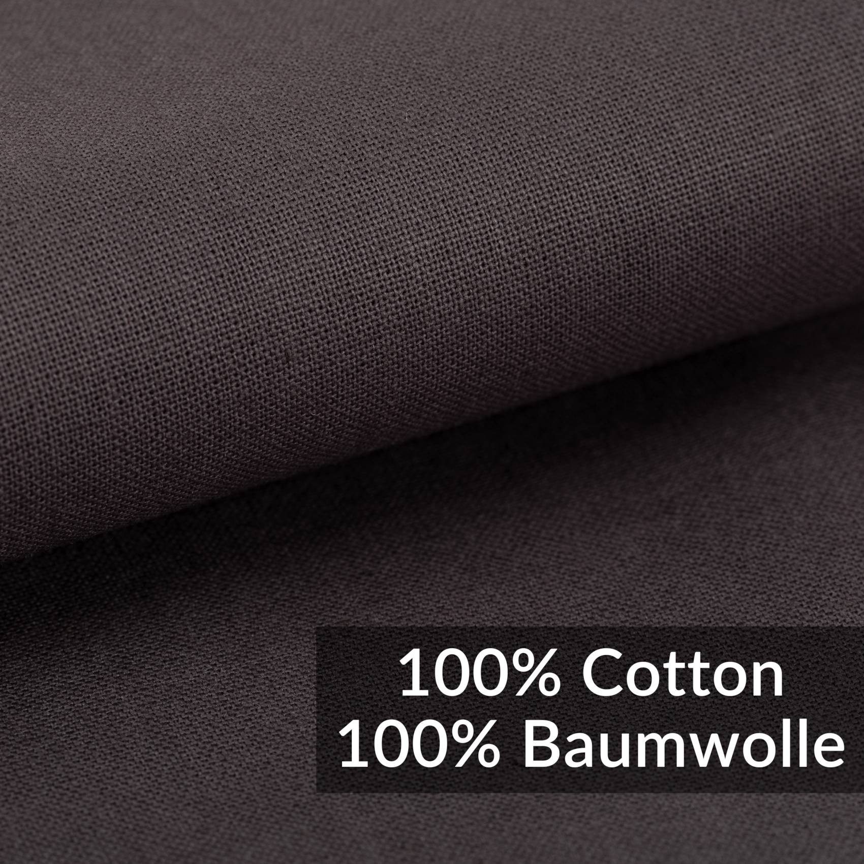 Kisska Bettlaken LUNA Spannbettuch Hochwertig, Naturfaser - Baumwolle, Gummizug: an den Ecken, (1 Stück), Atmungsaktiv, Spannbettlaken aus Baumwolle 90x200cm