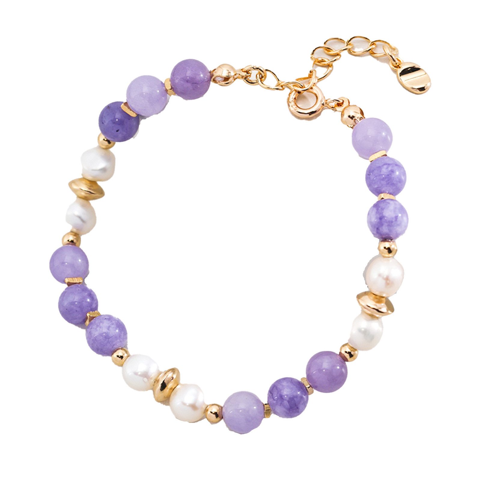 Silberarmband amethystarmband,armbanddamenperlen,armbandsilber925damen,18kvergoldet