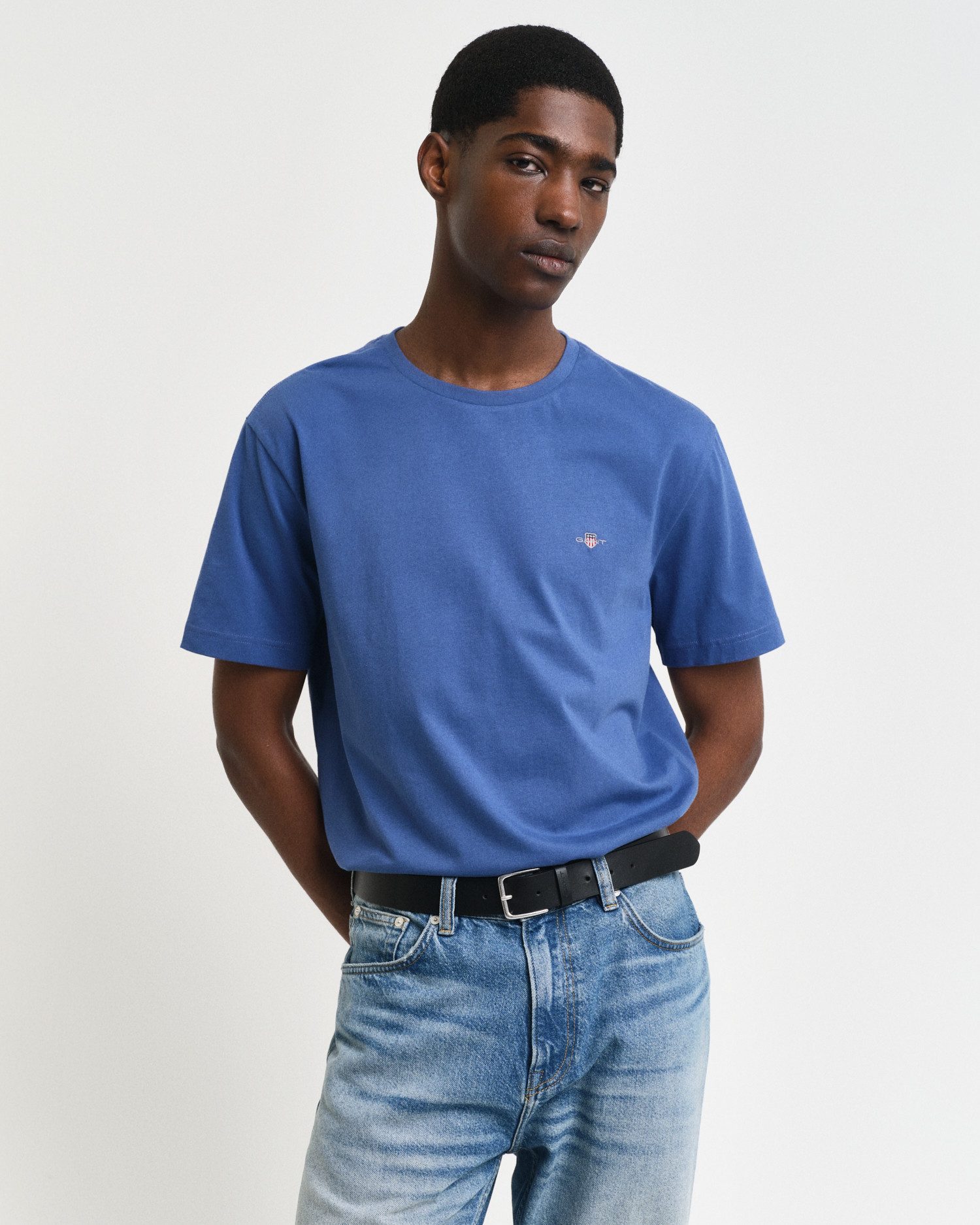 Gant T-Shirt REG SHIELD SS T-SHIRT mit Logostickerei auf der Brust günstig online kaufen