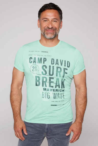 CAMP DAVID Rundhalsshirt mit Baumwolle