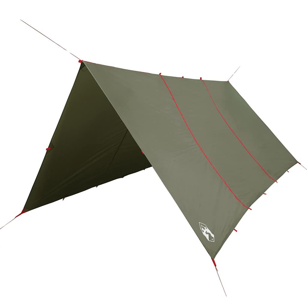 vidaXL Tarp-Zelt Tarp Olivgrün 451x420 cm Wasserdicht, (1 tlg)
