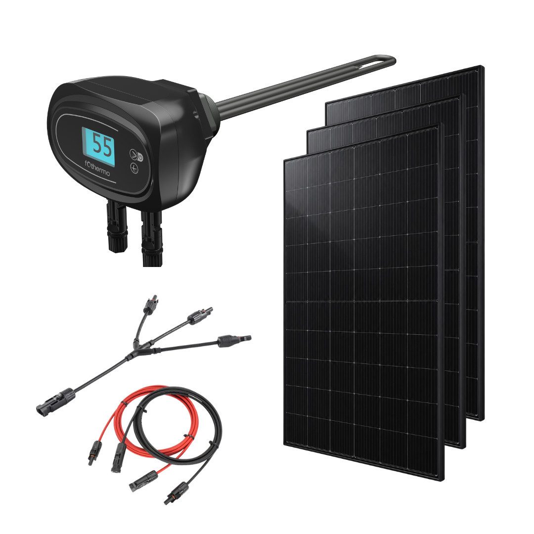 Fothermo Heizstab SET-550, Komplettset, PV-Direktanschluss / stufenlos / ohne Wechselrichter