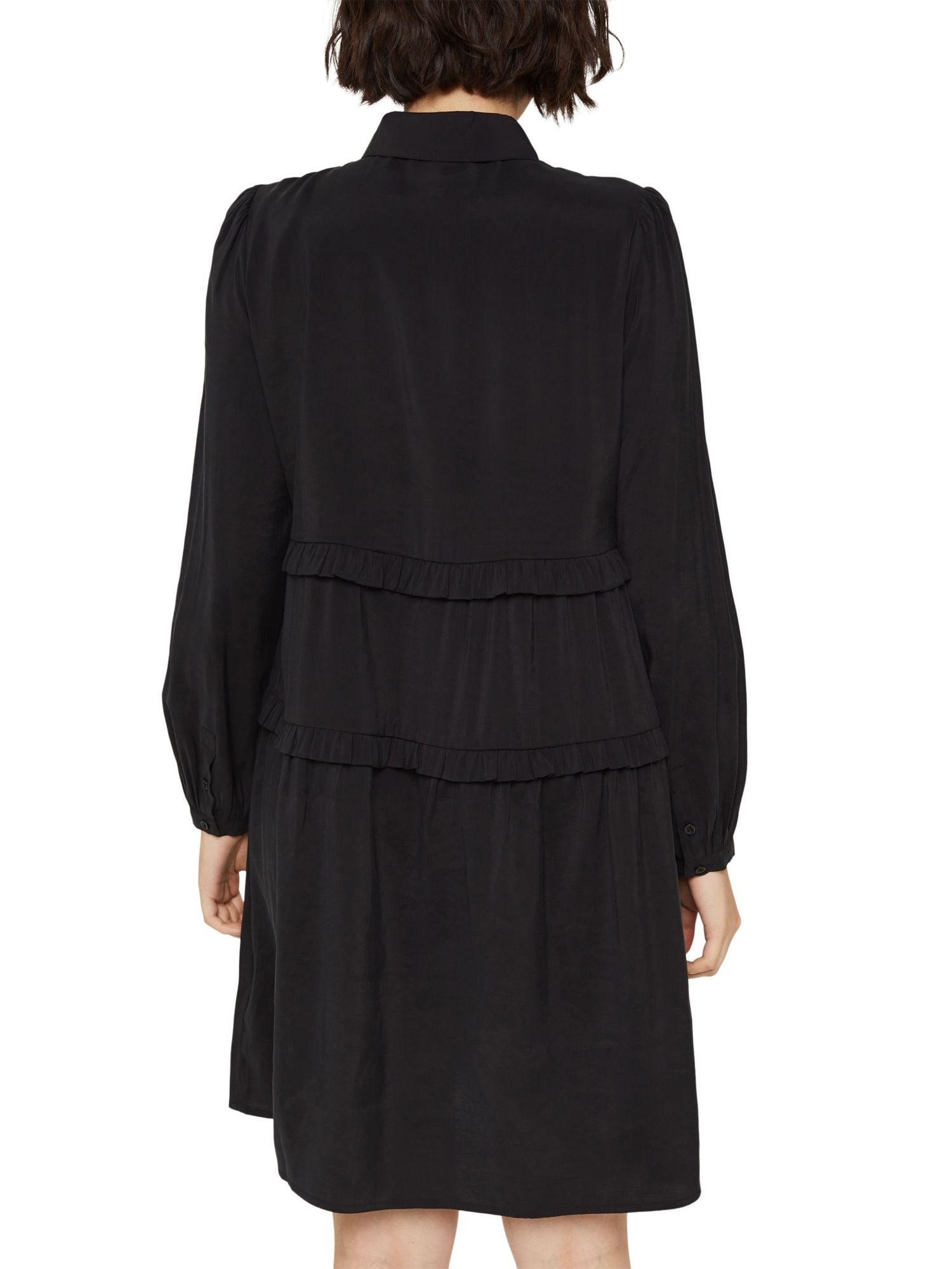 Damen Kleider Esprit Midikleid Hemdblusenkleid mit LENZING™ ECOVERO™