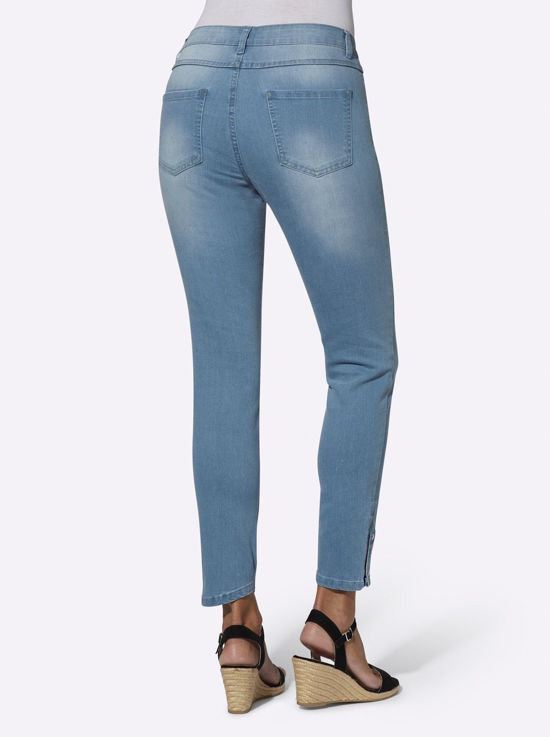 Witt Bequeme Jeans Jeans leicht vertieft