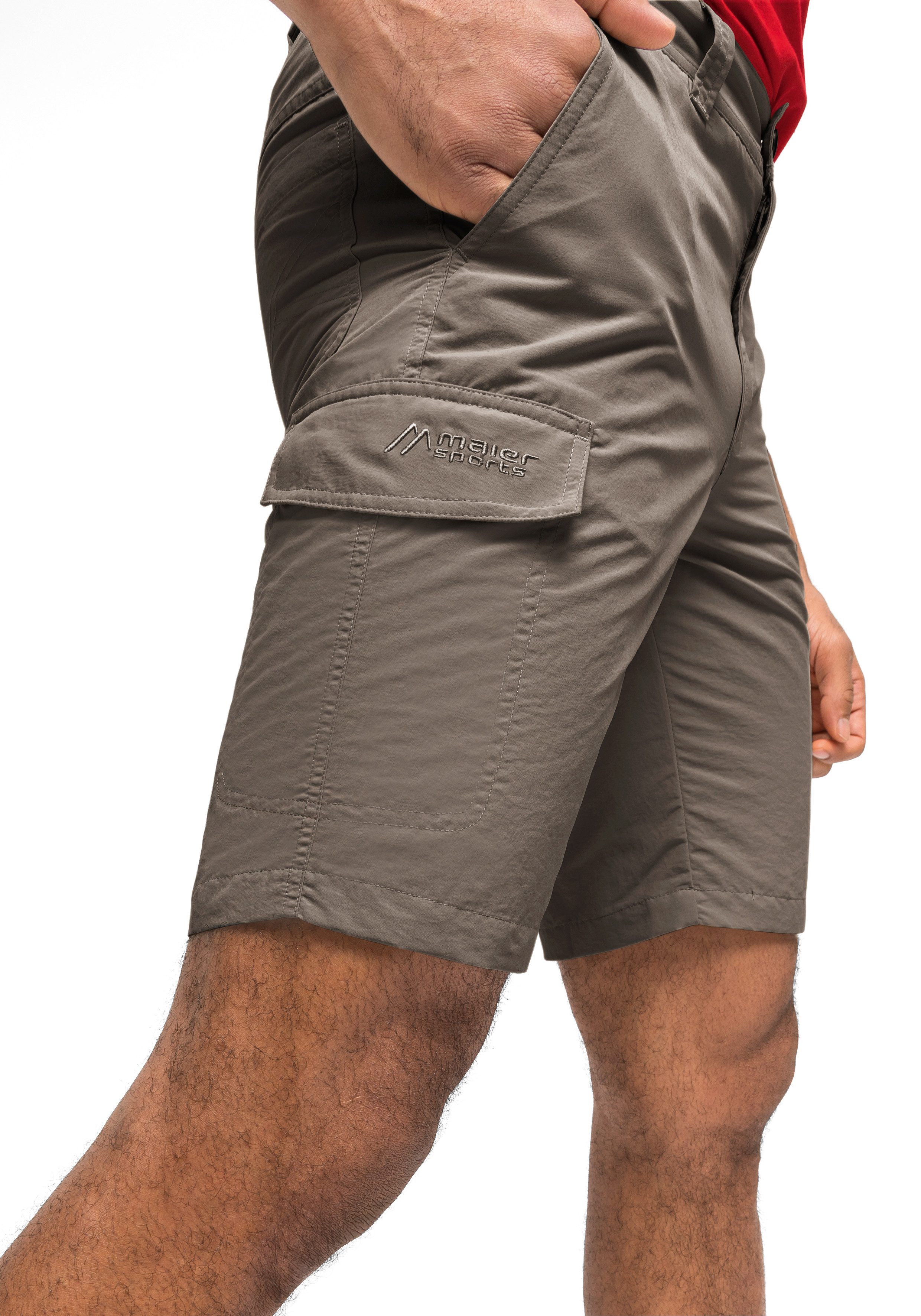 Maier Sports Funktionsshorts Main Herren Shorts, kurze Outdoor-Hose, Bermuda mit 4 Taschen, Regular Fit