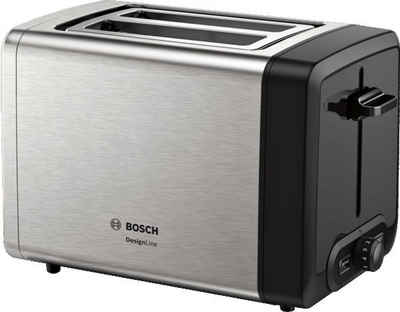 BOSCH Toaster TAT4P420DE DesignLine, 2 kurze Schlitze, 820 W