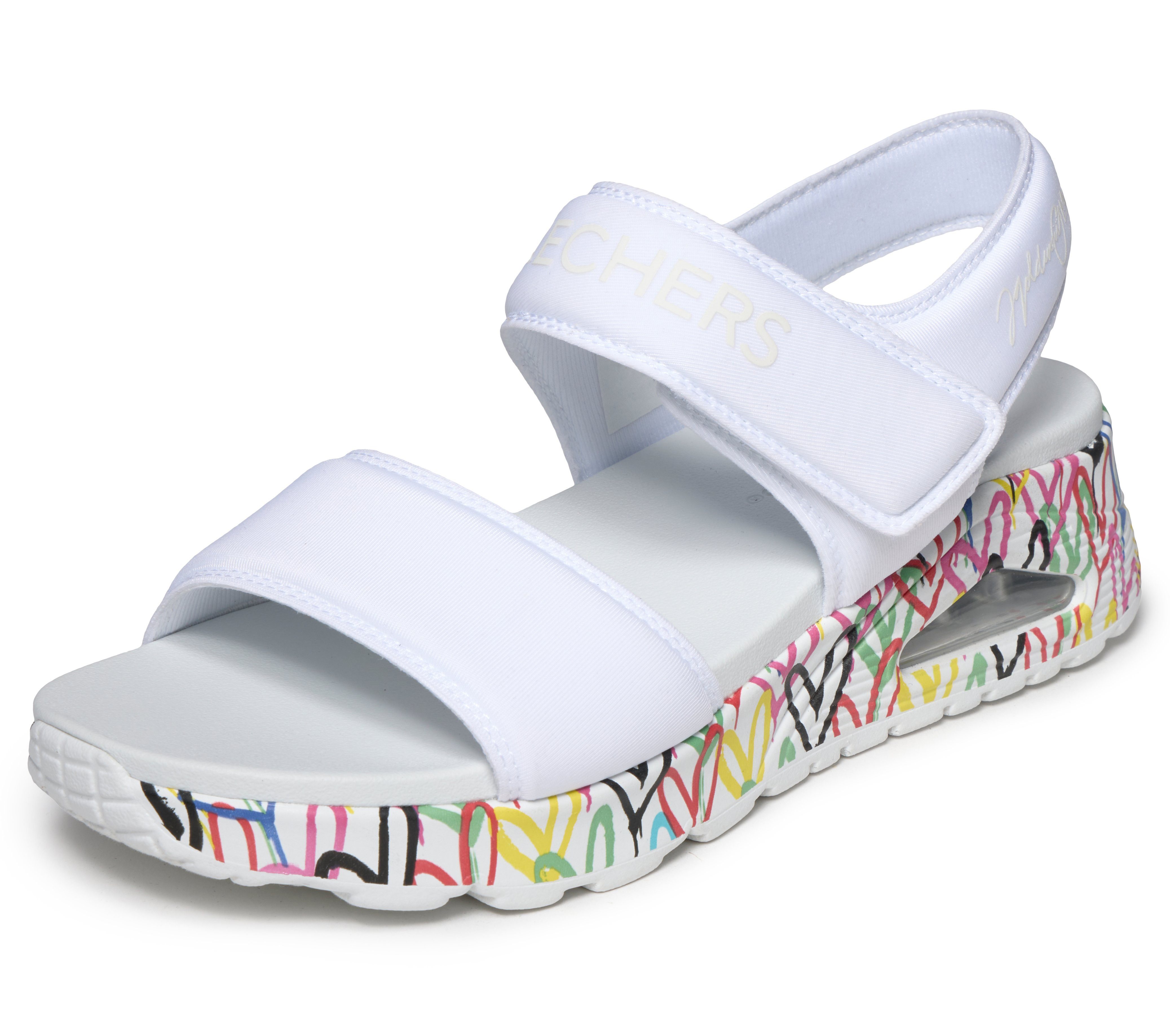 Skechers UNO Sandale Sommerschuh, Strandschuh mit Skech-Air Luftkissensohle