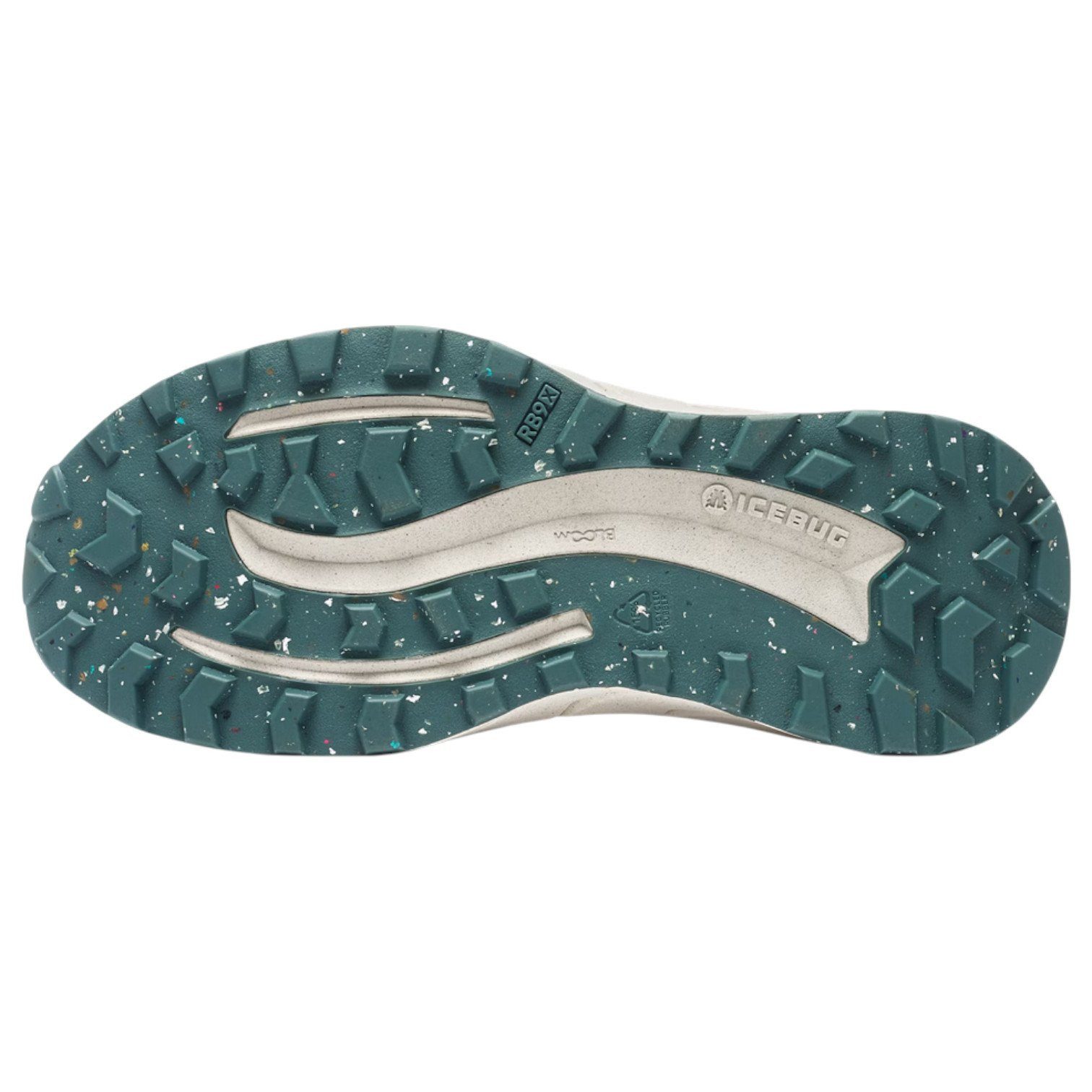Icebug Arcus RB9X grün/stonegrau Damen Laufschuh