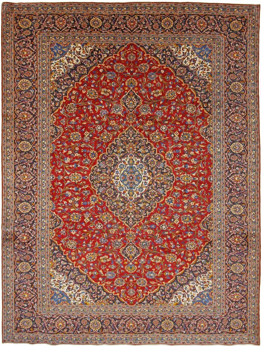 Orientteppich Keshan 301x399 Handgeknüpfter Orientteppich / Perserteppich, Nain Trading, rechteckig, Höhe: 12 mm
