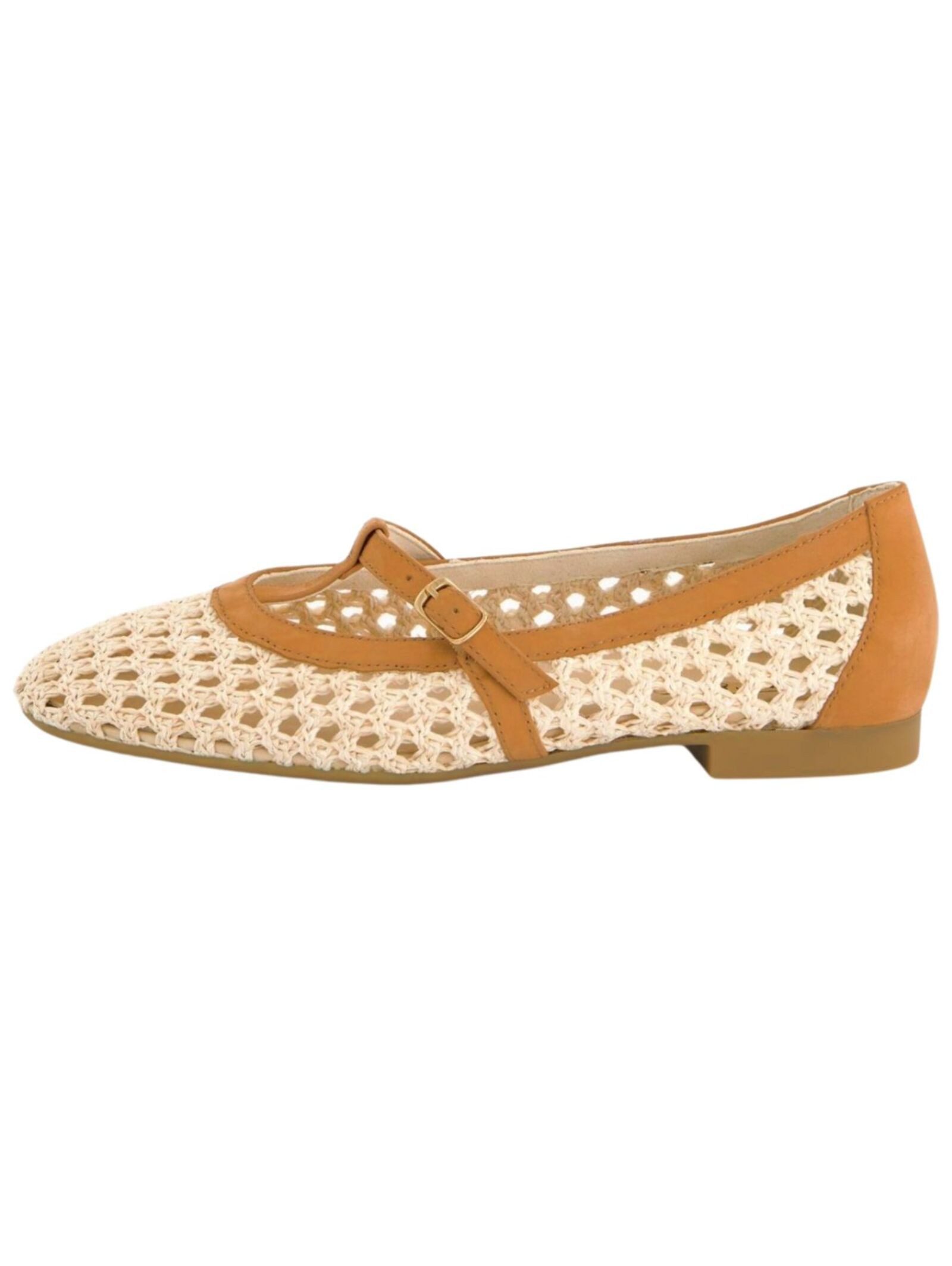 Paul Green Ballerinas Nubukleder/Textil . Riemchenballerina günstig online kaufen