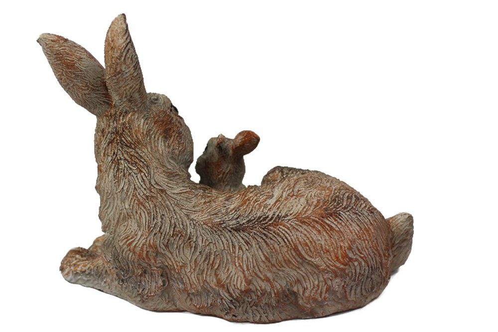 21x cm Tierfigur Sehr Familie 15 Kaninchen Arnusa detailliert TF203 Hase, Gartenfigur verarbeitet Gartendekoration