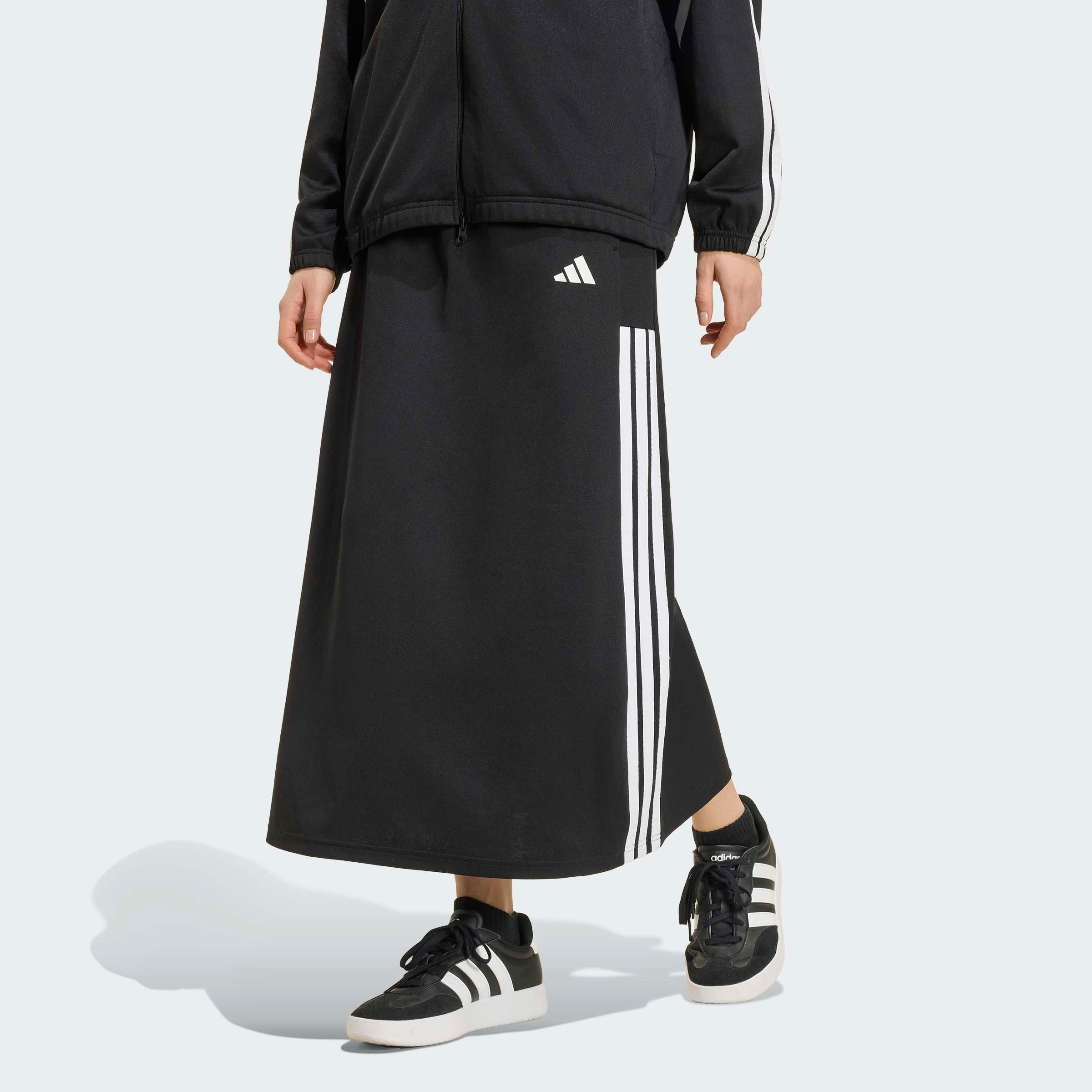 adidas Sportswear Sweatrock HOUSE OF TIRO LONG SKIRT sportlicher Stil, für Erwachsene, aus Baumwolle und Polyester