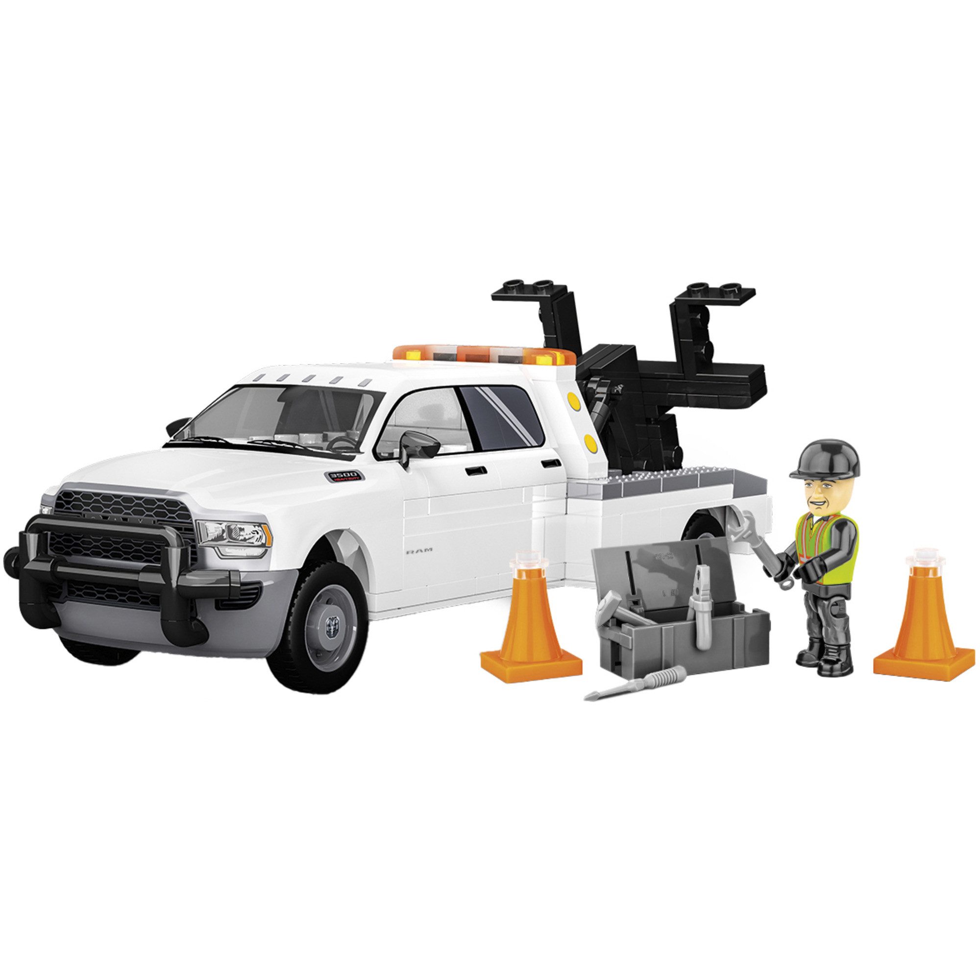 COBI RAM 3500 - Wrecker Tow Truck, Spielbausteine