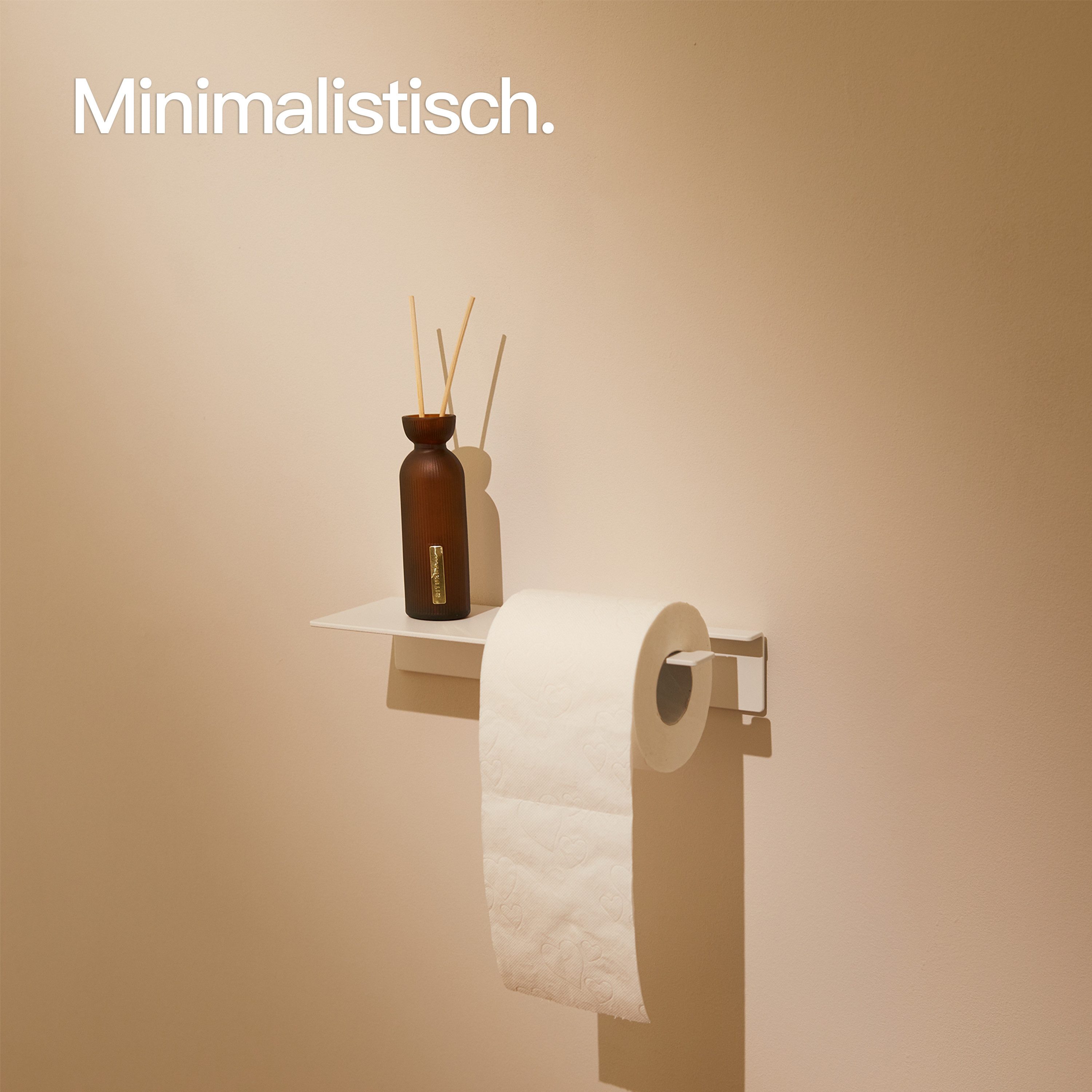Designfabrik Hamburg Toilettenpapierhalter ohne Bohren, Klopapierhalter günstig online kaufen
