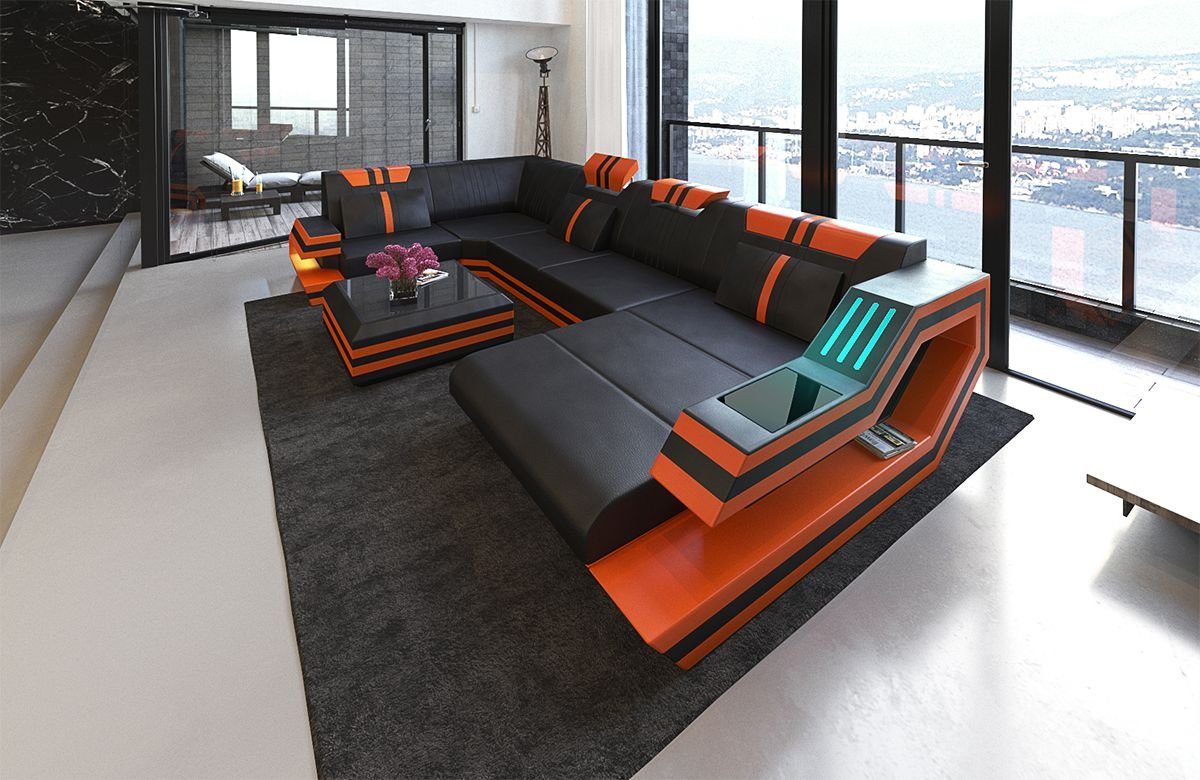 Sofa Dreams Wohnlandschaft Leder Sofa Ledercouch günstig online kaufen