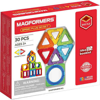 MAGFORMERS Magnetspielbausteine »Magformers Basic Plus 30 Set«