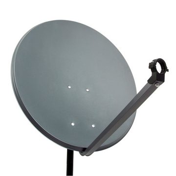 PremiumX 4 Teilnehmer SAT Anlage 80cm Antenne Quad LNB 4x TV Receiver SAT-Antenne