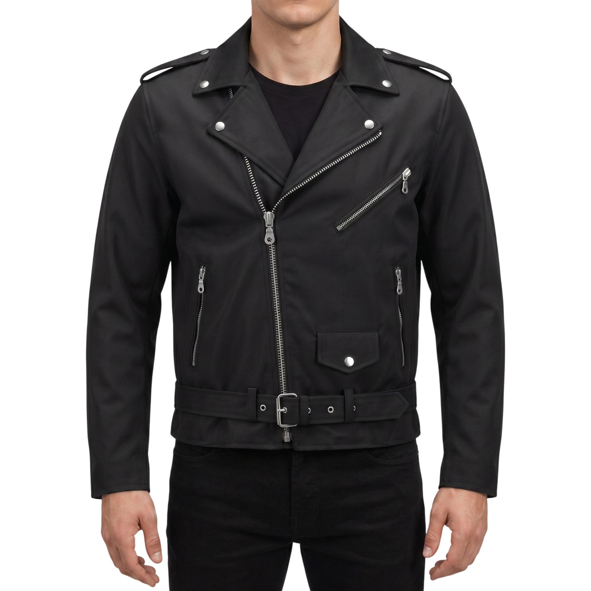 German Wear Motorradjacke GW311J Rockerjacke Chopperjacke Chopper Textilien jacke