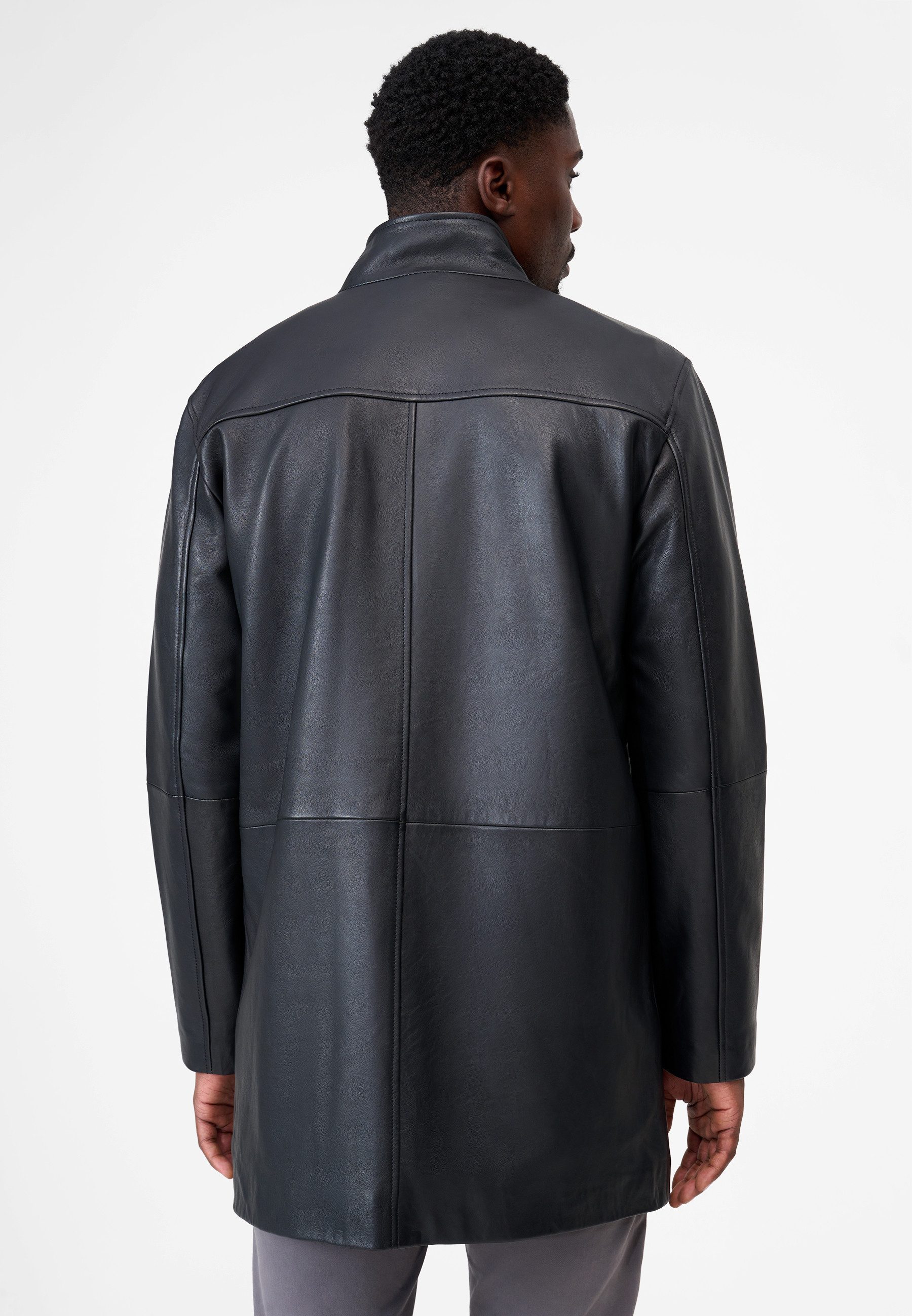 RICANO Ledermantel Sergio 100 % feinstes Lamm Nappa Leder