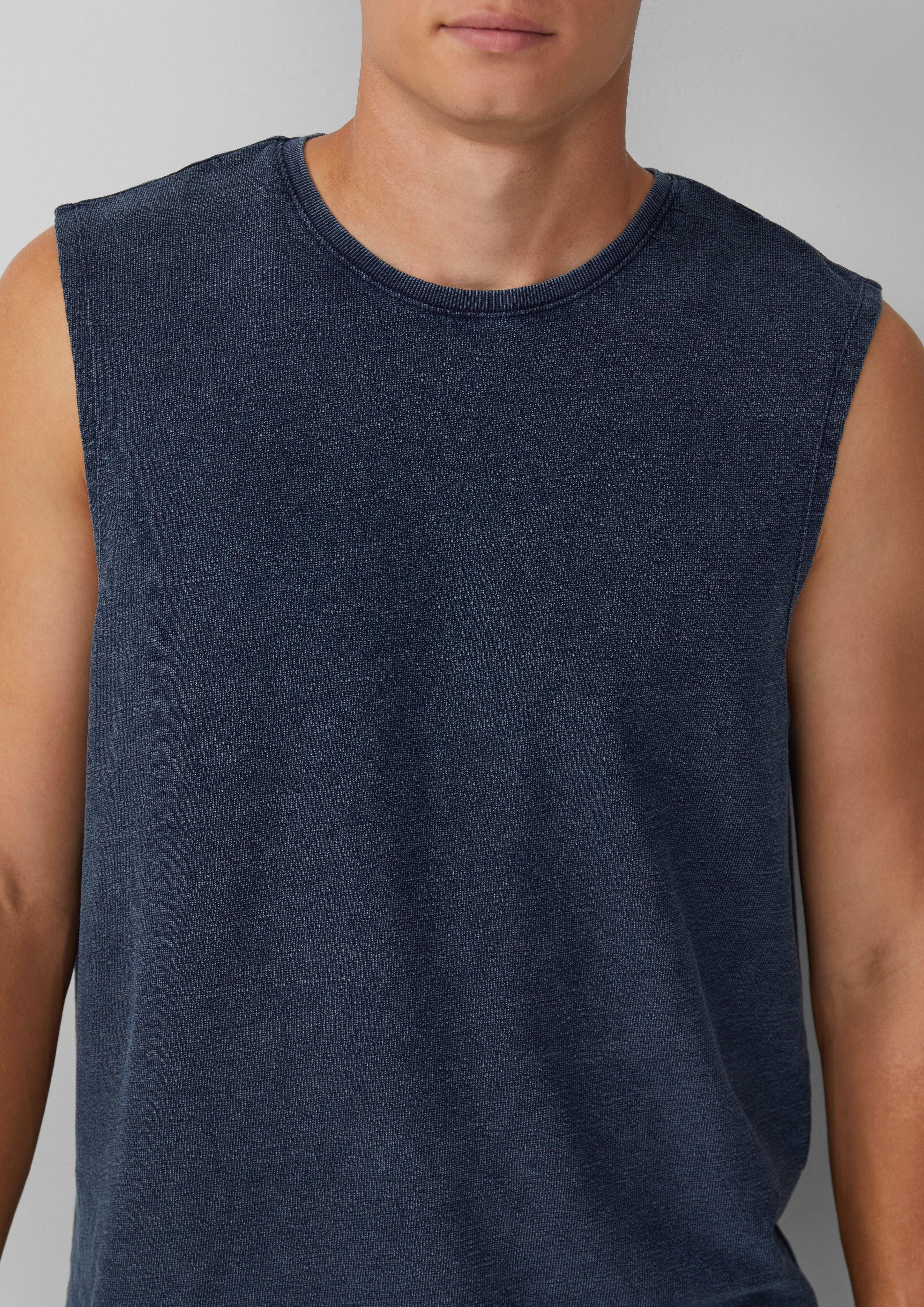 QS Shirttop Gewaschenes Tanktop aus Strukturjersey günstig online kaufen