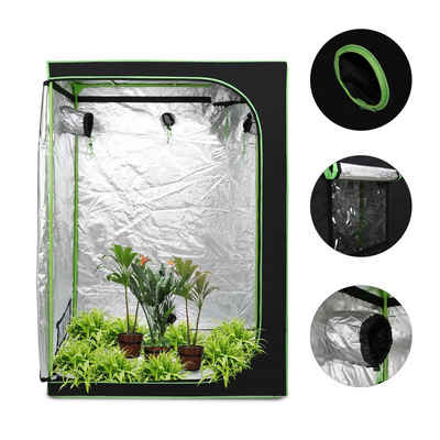 Bettizia Gewächshaus Growbox Pflanzenzucht Indoor 120x60x180cm Growzelt Grow Tent, mit Sichtfenster, Regulierbare Belüftungsöffnungen, UV-Schutz, Langlebig