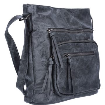 Antonio Umhängetasche Antonio Damen Handtasche grau (1-tlg)