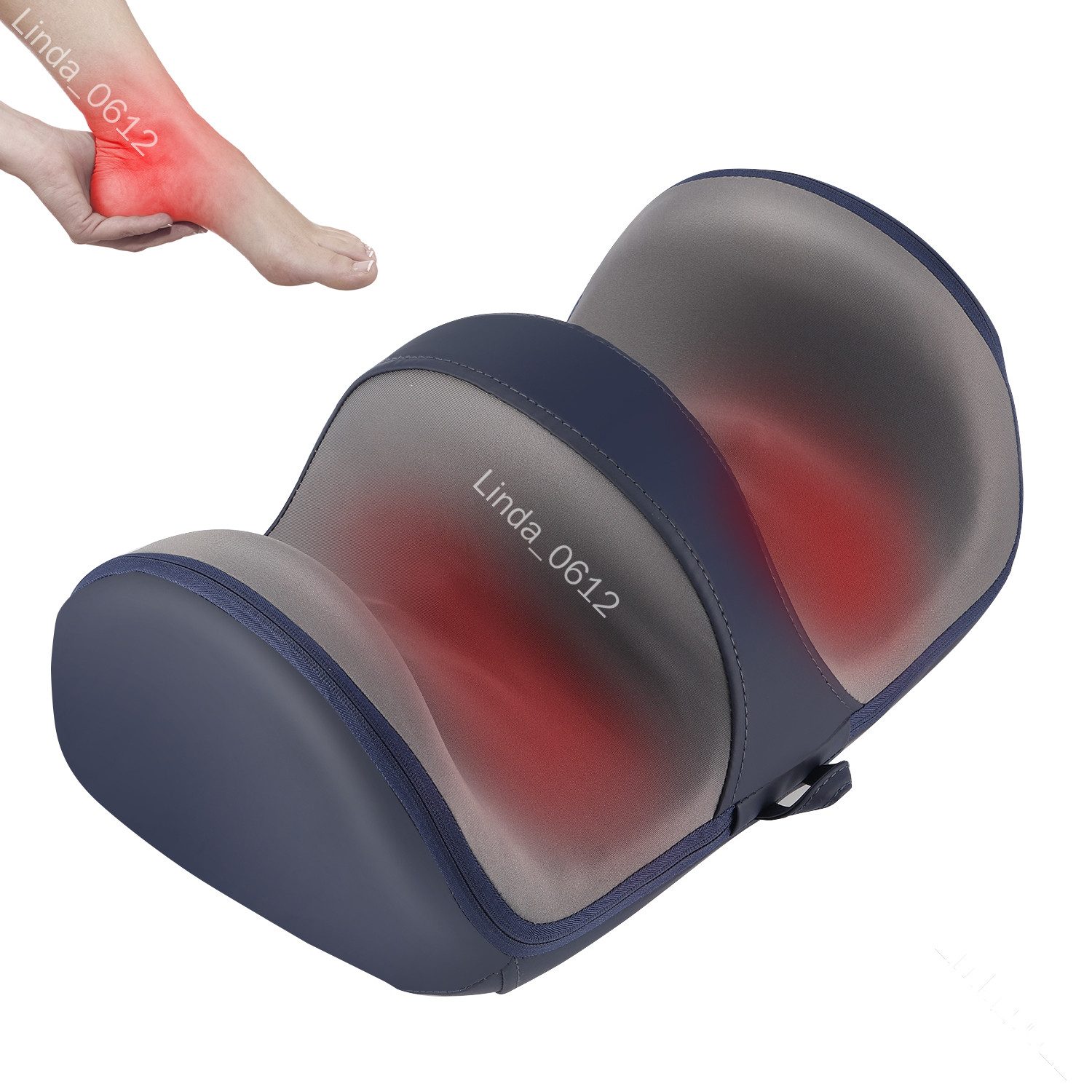 Fußmassagegerät Elektrisches Fußmassagegerät mit Wärme,Knet,Luft & Vibrationsfunktion