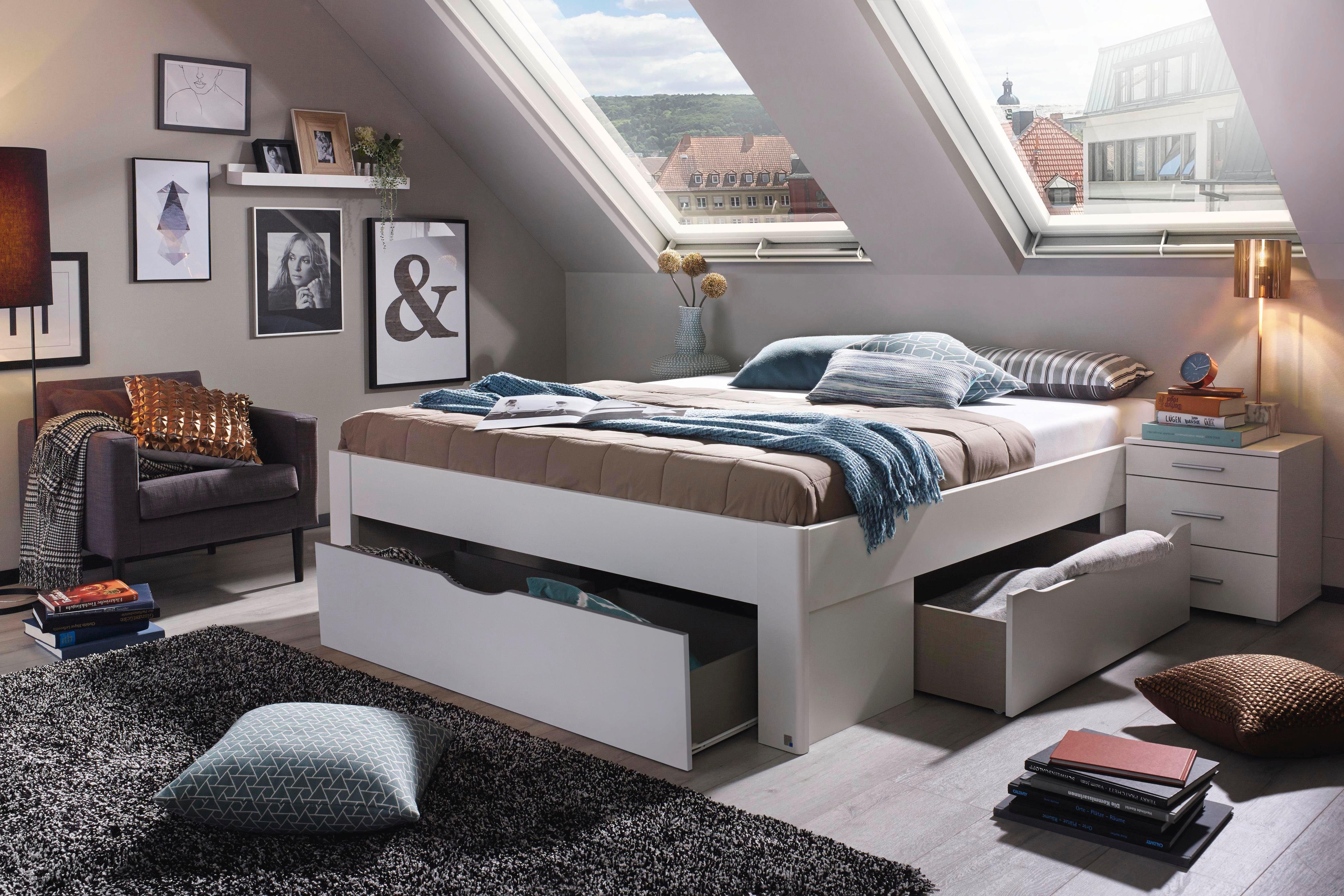rauch Bett Scala, mit Schubkästen in 3 Varianten