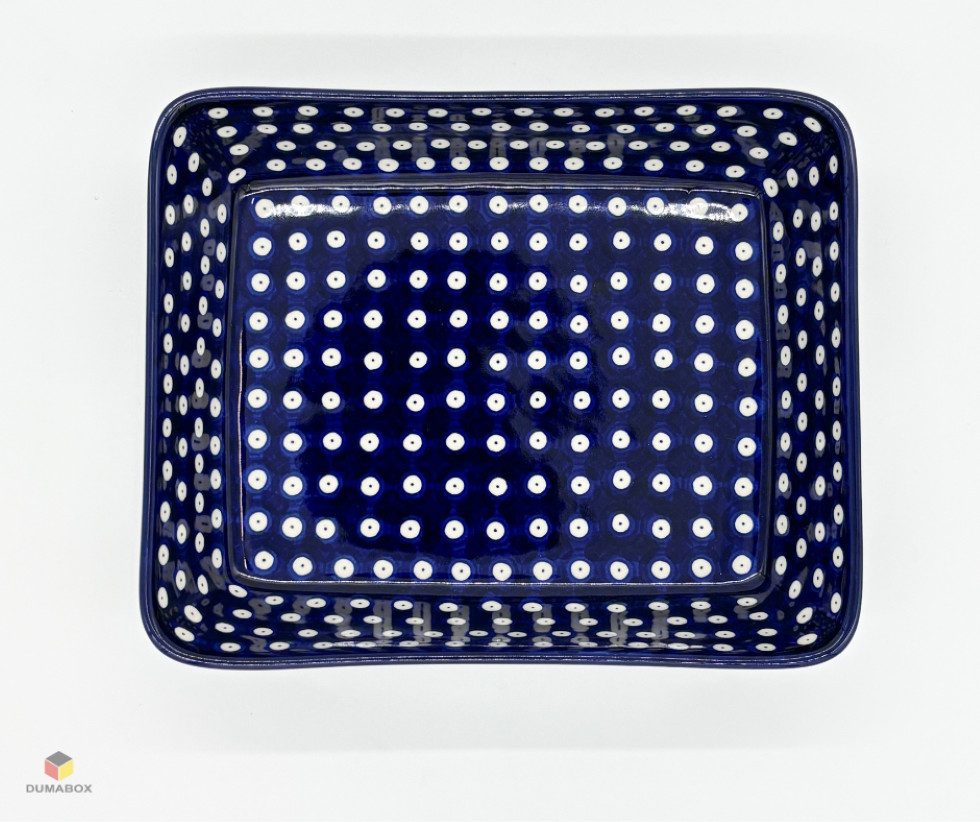 Ceramika Artystyczna Bolesławiec Backform Handgemachte Ofenform aus Bunzlauer Keramik – 23x28,5cm