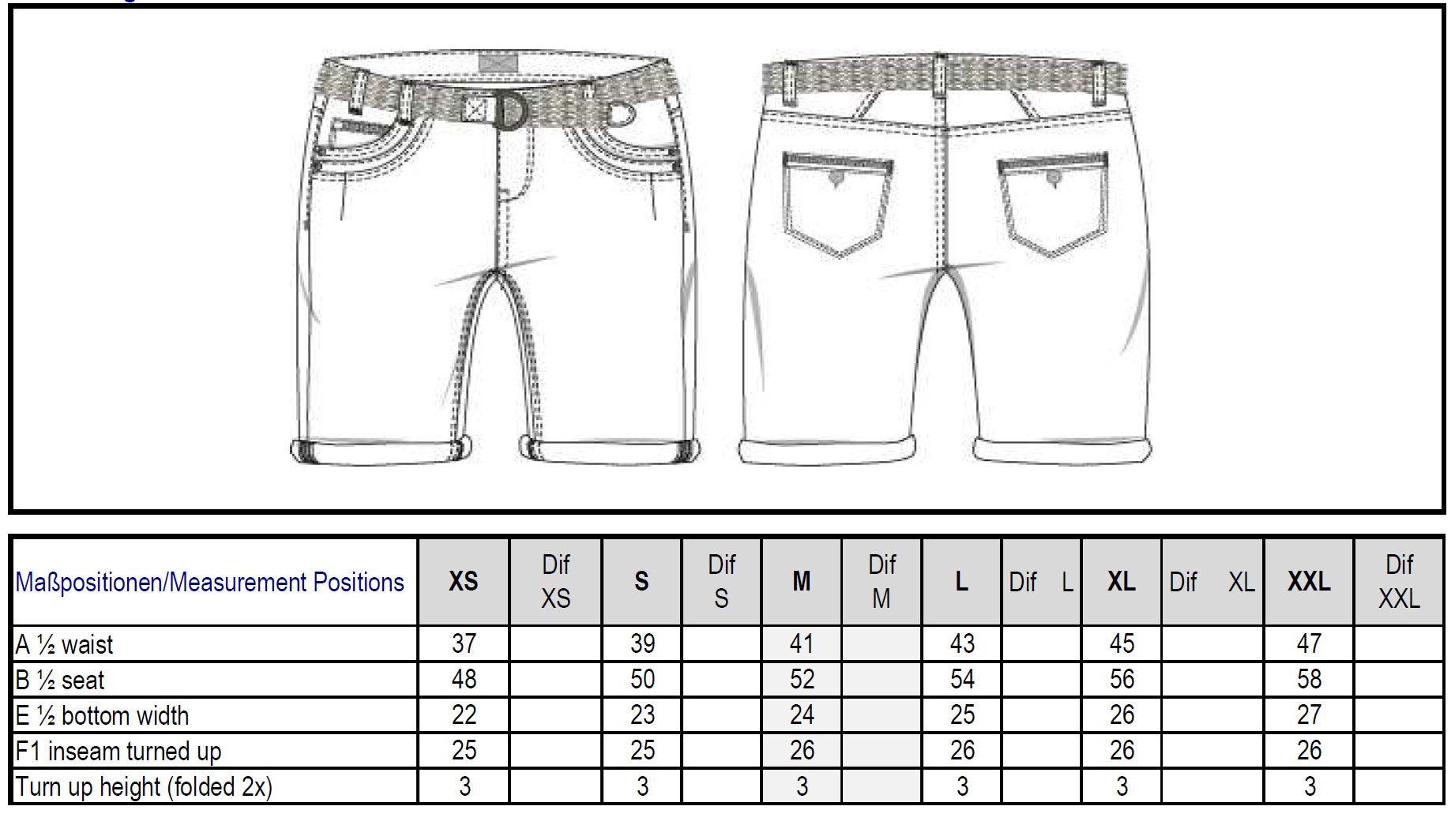 SUBLEVEL Shorts Damen Bermudas kurze Hose Baumwolle Jeans Sommer Chino Stoff
