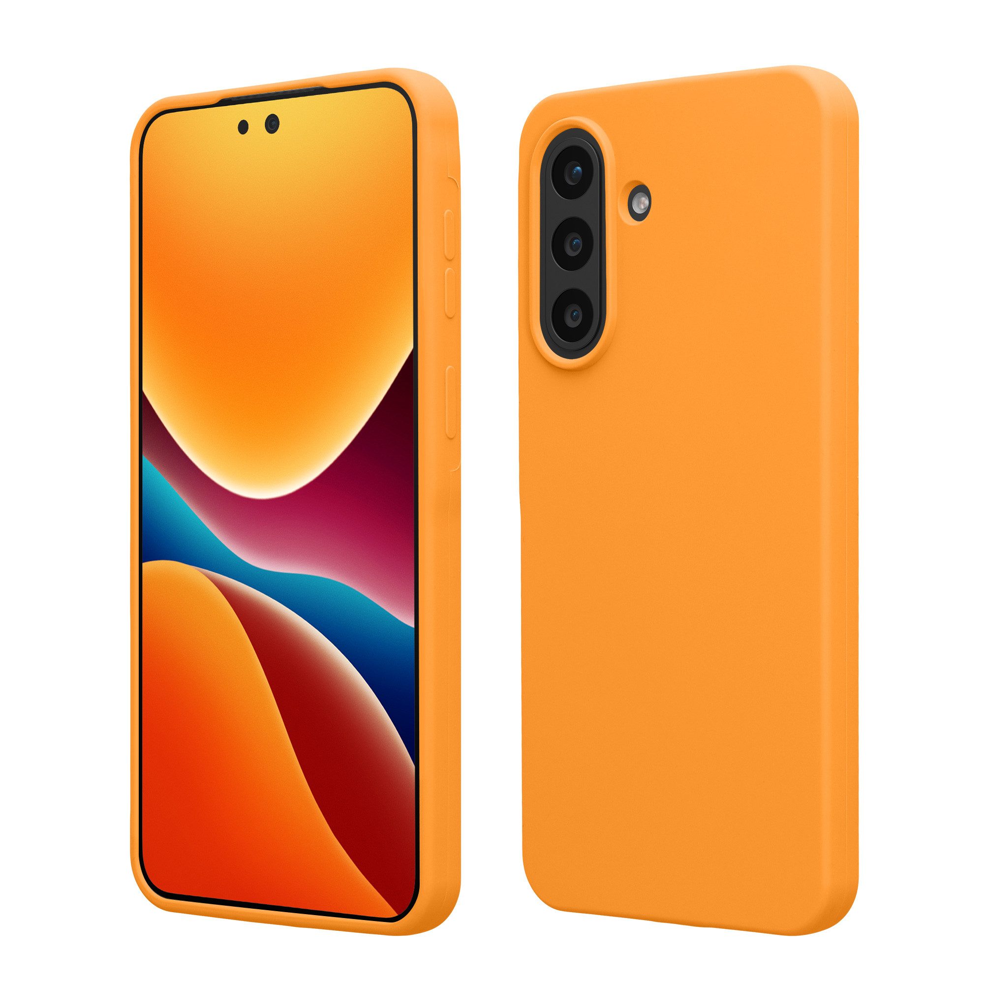 kwmobile Smartphone-Hülle Handyhülle für Samsung Galaxy A57 5G Hülle, Weiches Handy Silikon Case - Schutzhülle Cover