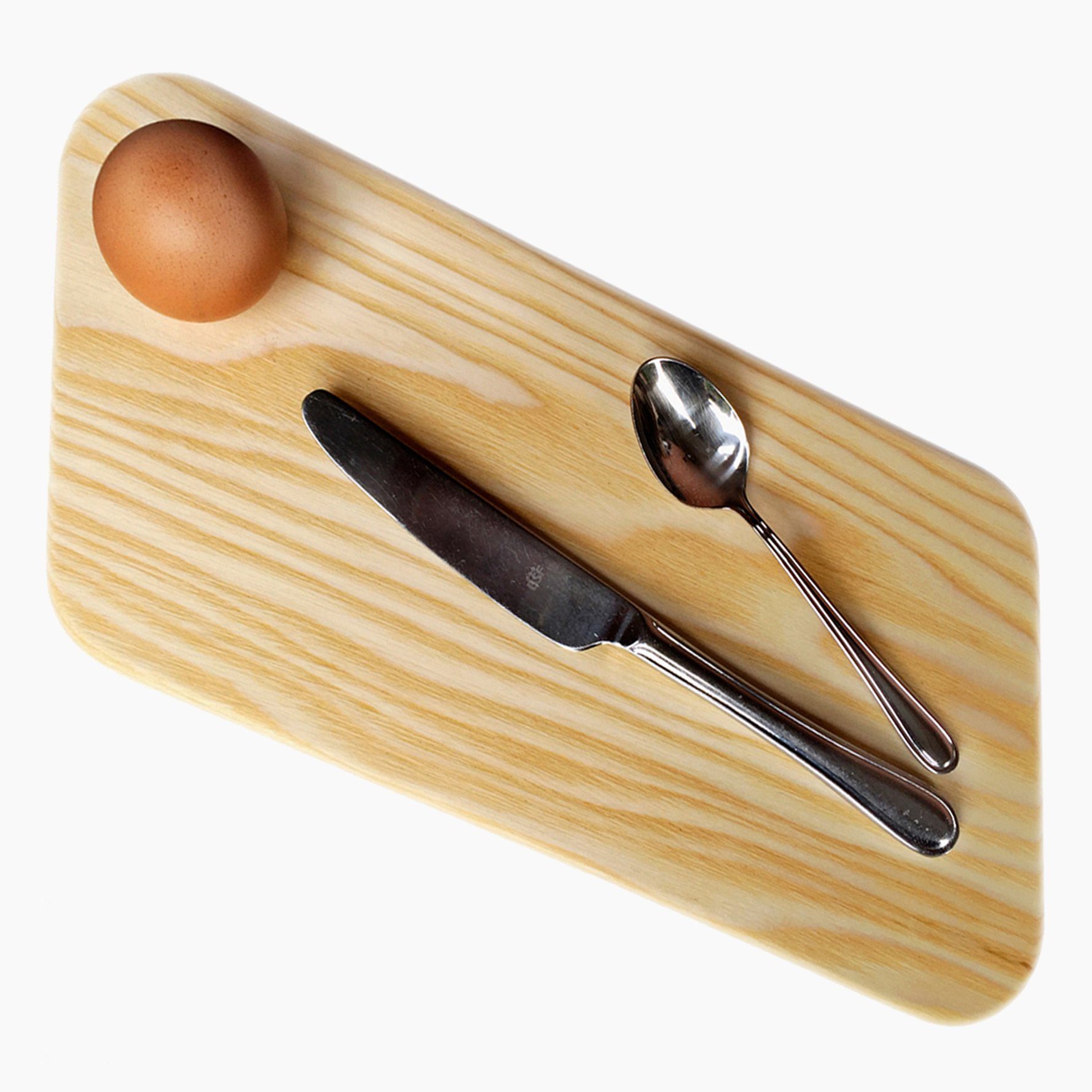 Madera Spielzeuge Frühstücksbrett Frühstücksbrett Ei&pad 1x, Eschenholz, (packung, set), In Auge von eipad findet das sonntägliche Ei Platz