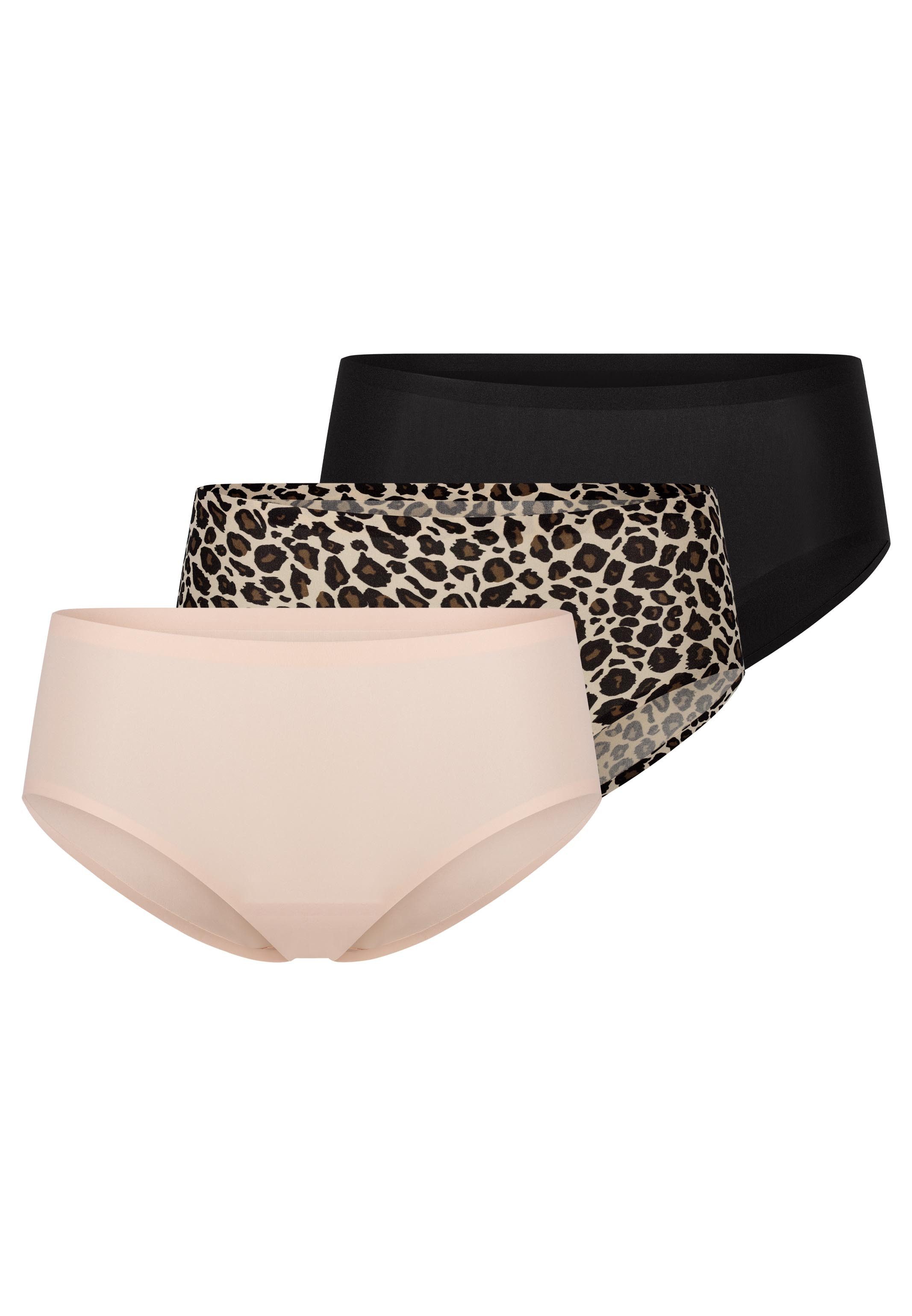 Golden beige / leo / schwarz