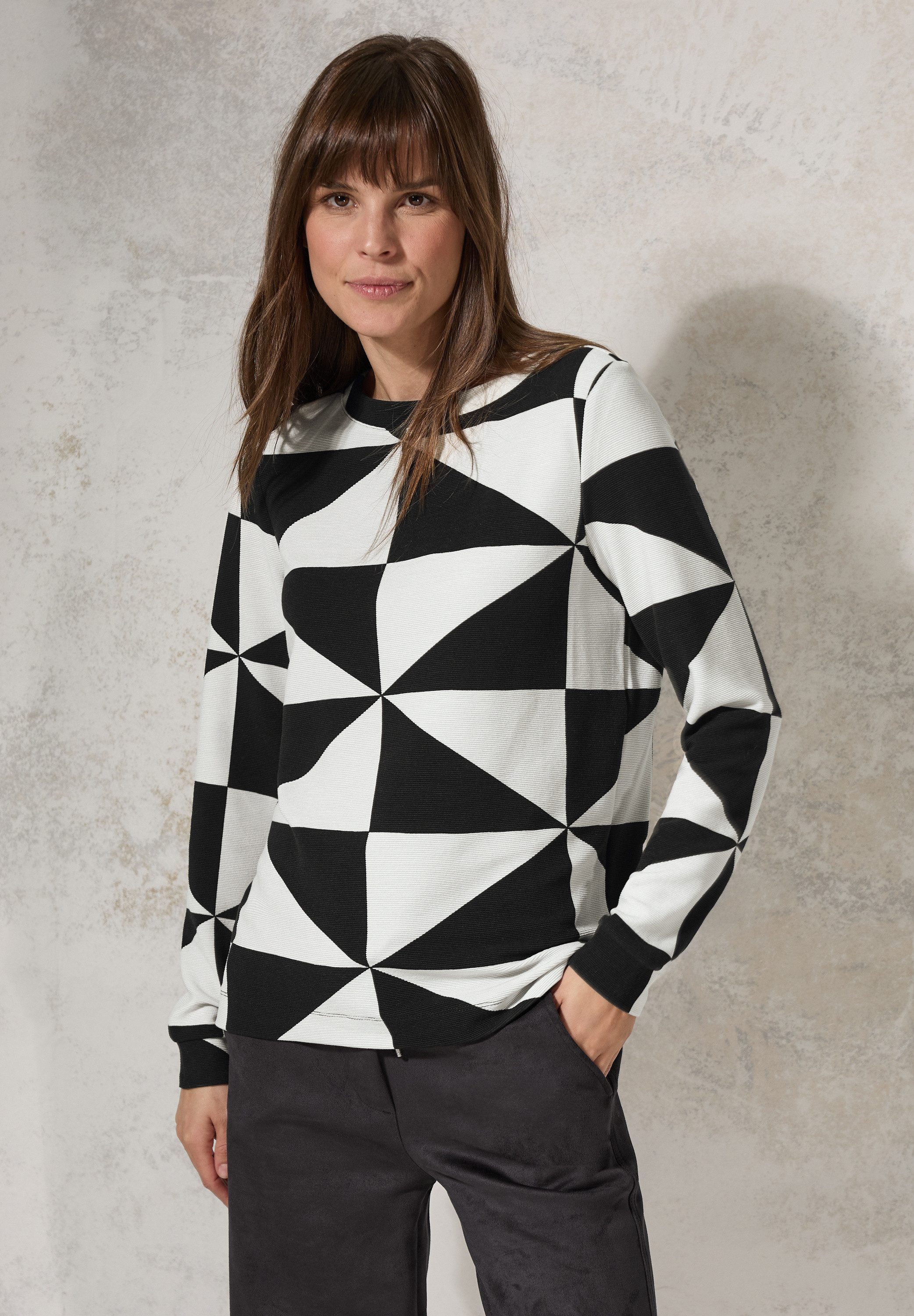 CECIL Langarmshirt – Ottoman Shirt Damen günstig online kaufen
