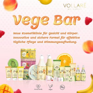 Vollarè Cosmetics Gesichts-Reinigungscreme Gesichtspeeling Fruchtsäurepeeling mit Papayaextrakt Vegan Bio, 1-tlg.