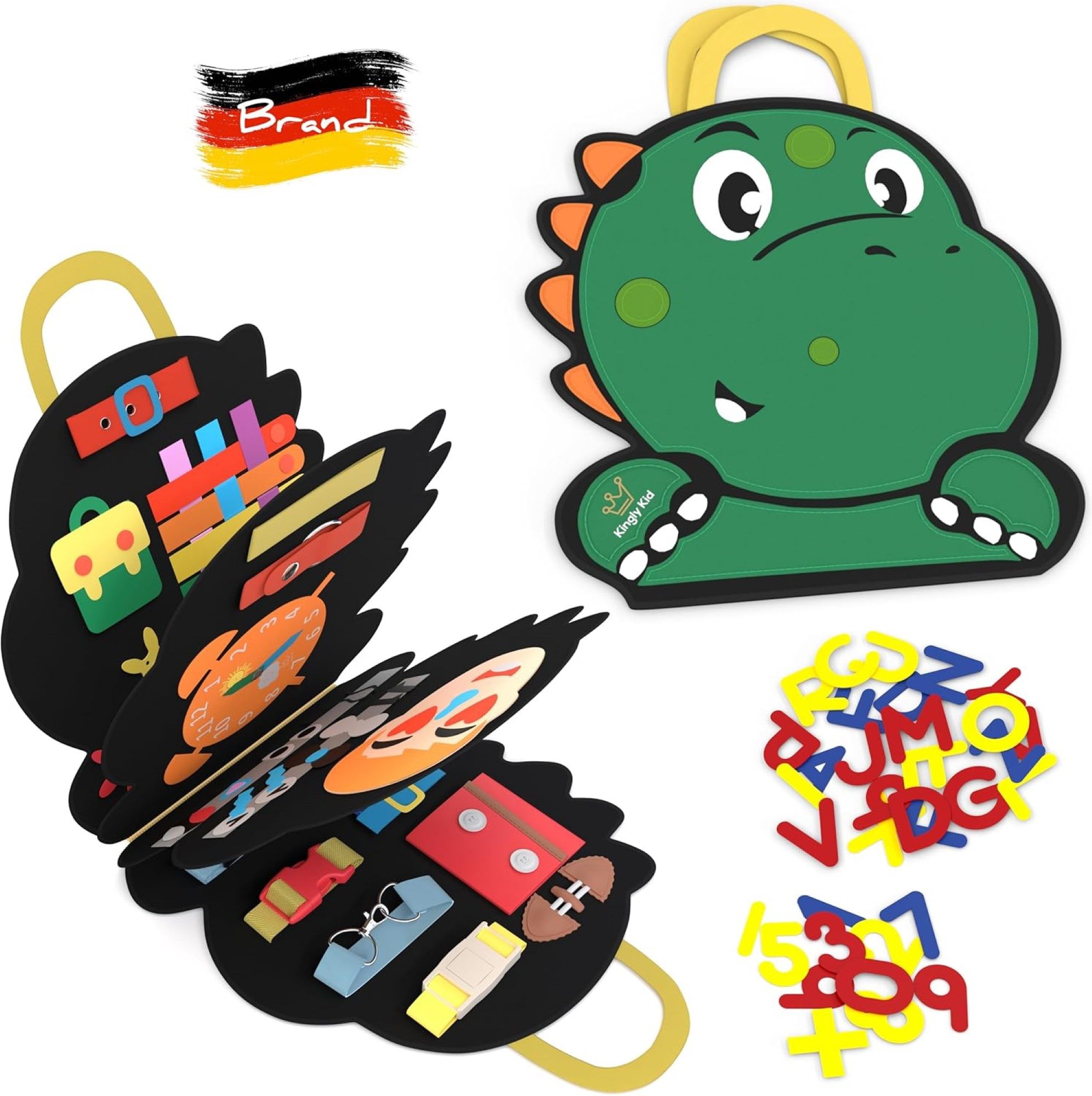 Lernspielzeug für frühe Entwicklung & motorische Fähigkeiten - Busy Board