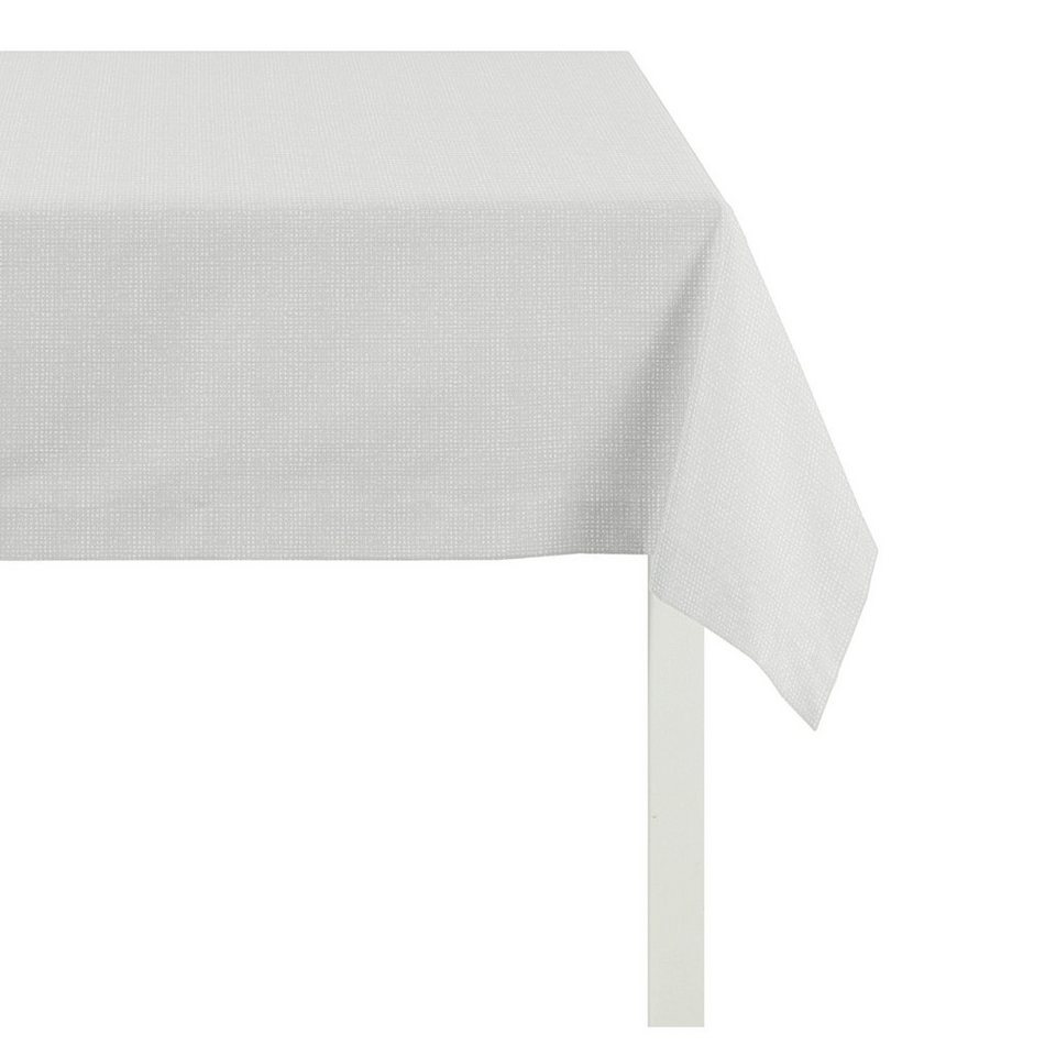 APELT Tischband Apelt Jaquard Mitteldecke Outdoor, 90 x 90 cm, grau (1-tlg)