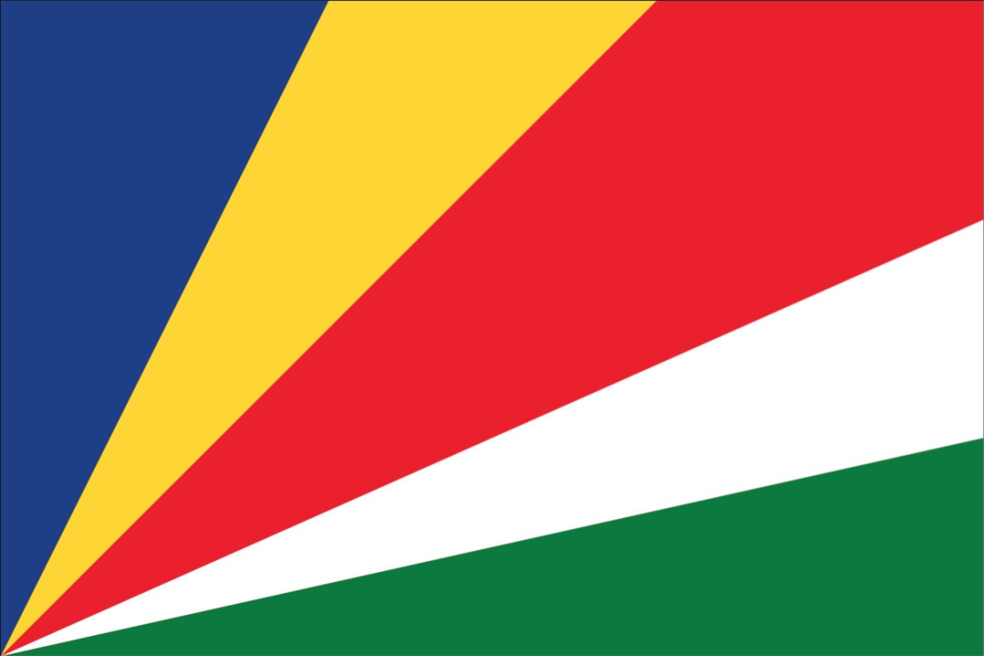 flaggenmeer Flagge Flagge Seychellen 110 g/m² Querformat