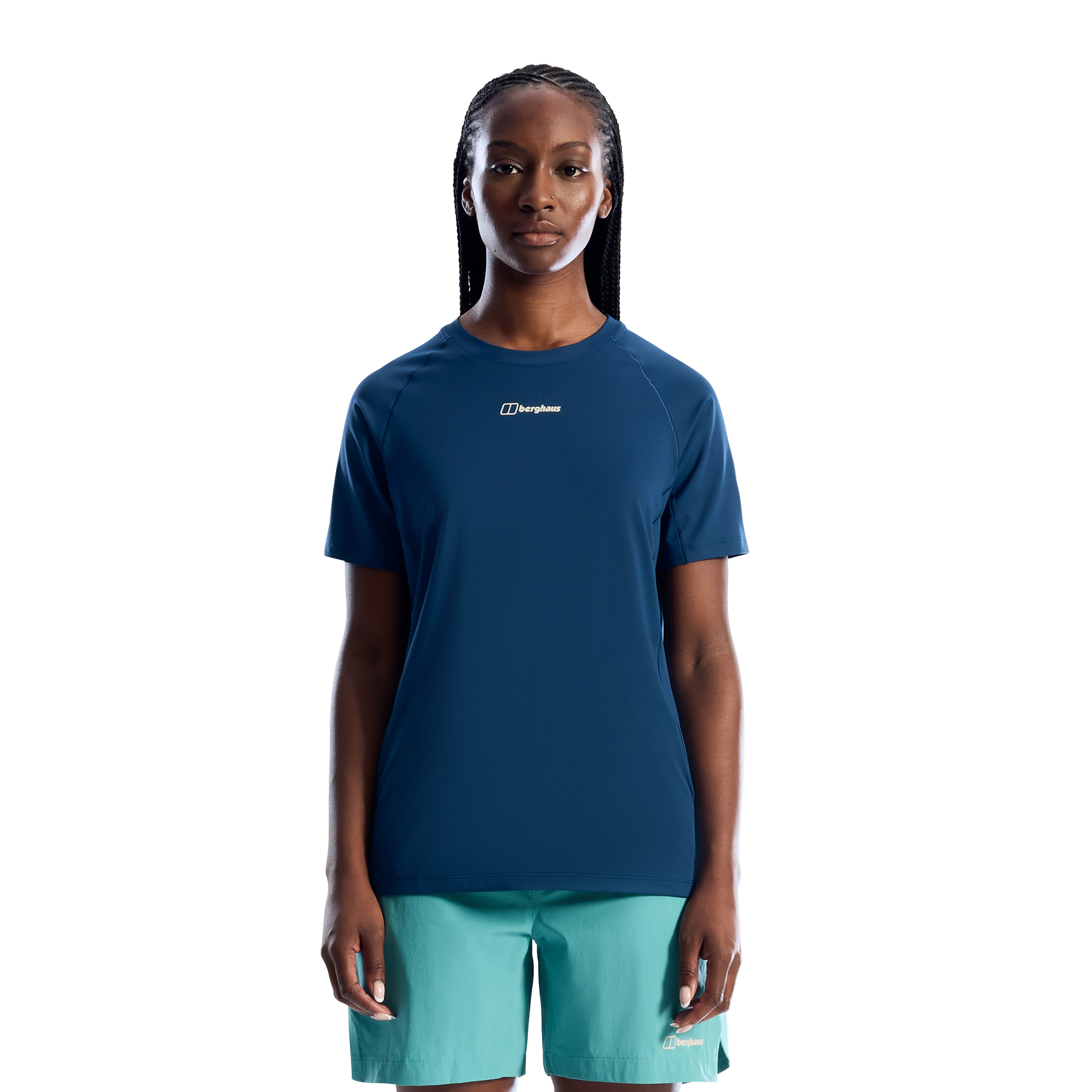 Berghaus T-Shirt BOWBURN TECH TEE AF mit Rundhalsausschnitt, Kurzarm, für Sport- und Outdooranlässe