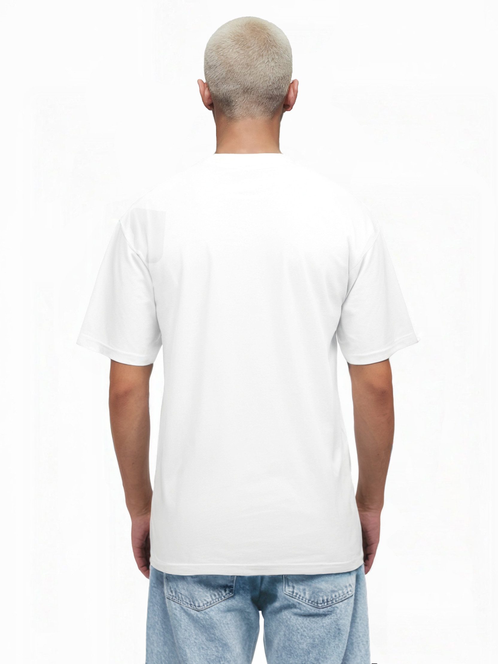 trueprodigy Oversize-Shirt Yuki Logoprint Rundhals dicker Stoff