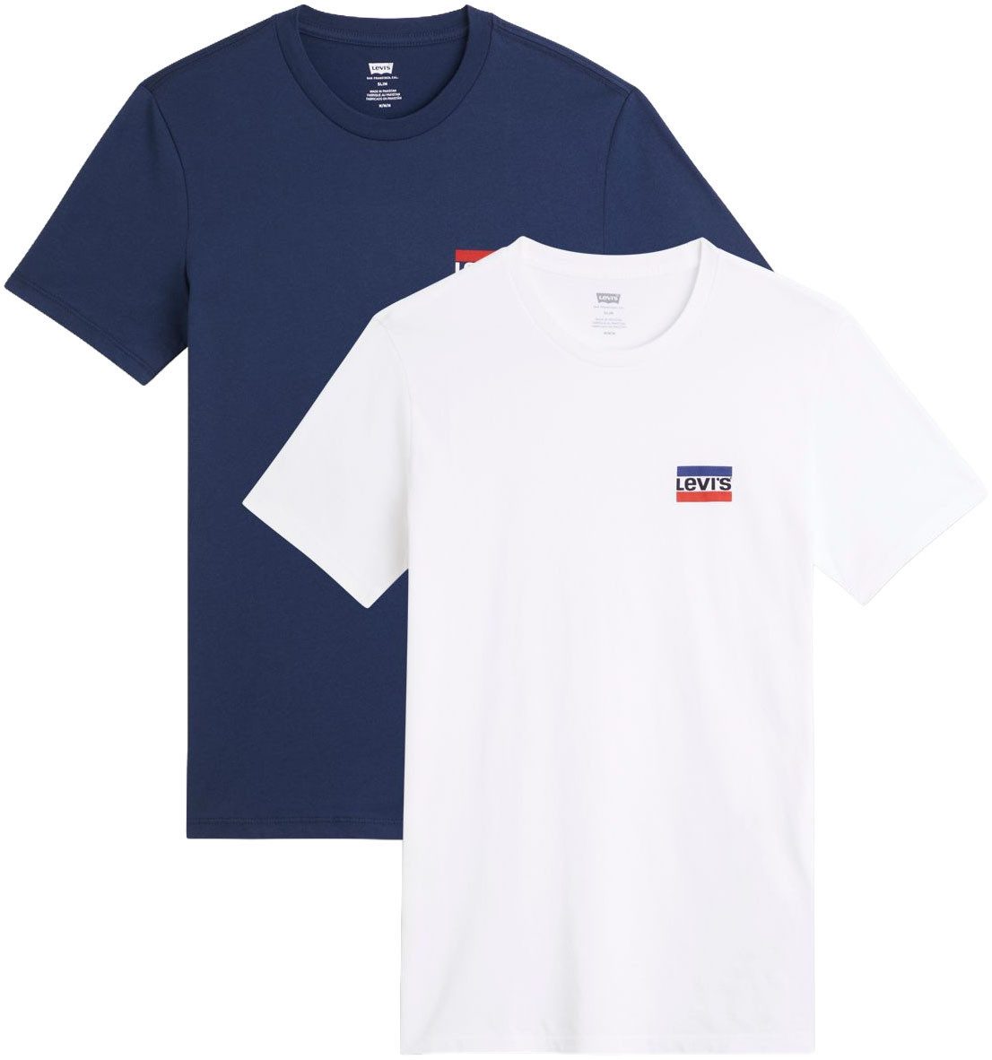 Levi's® T-Shirt LE 2PK CREWNECK GRAPHIC (2-tlg)