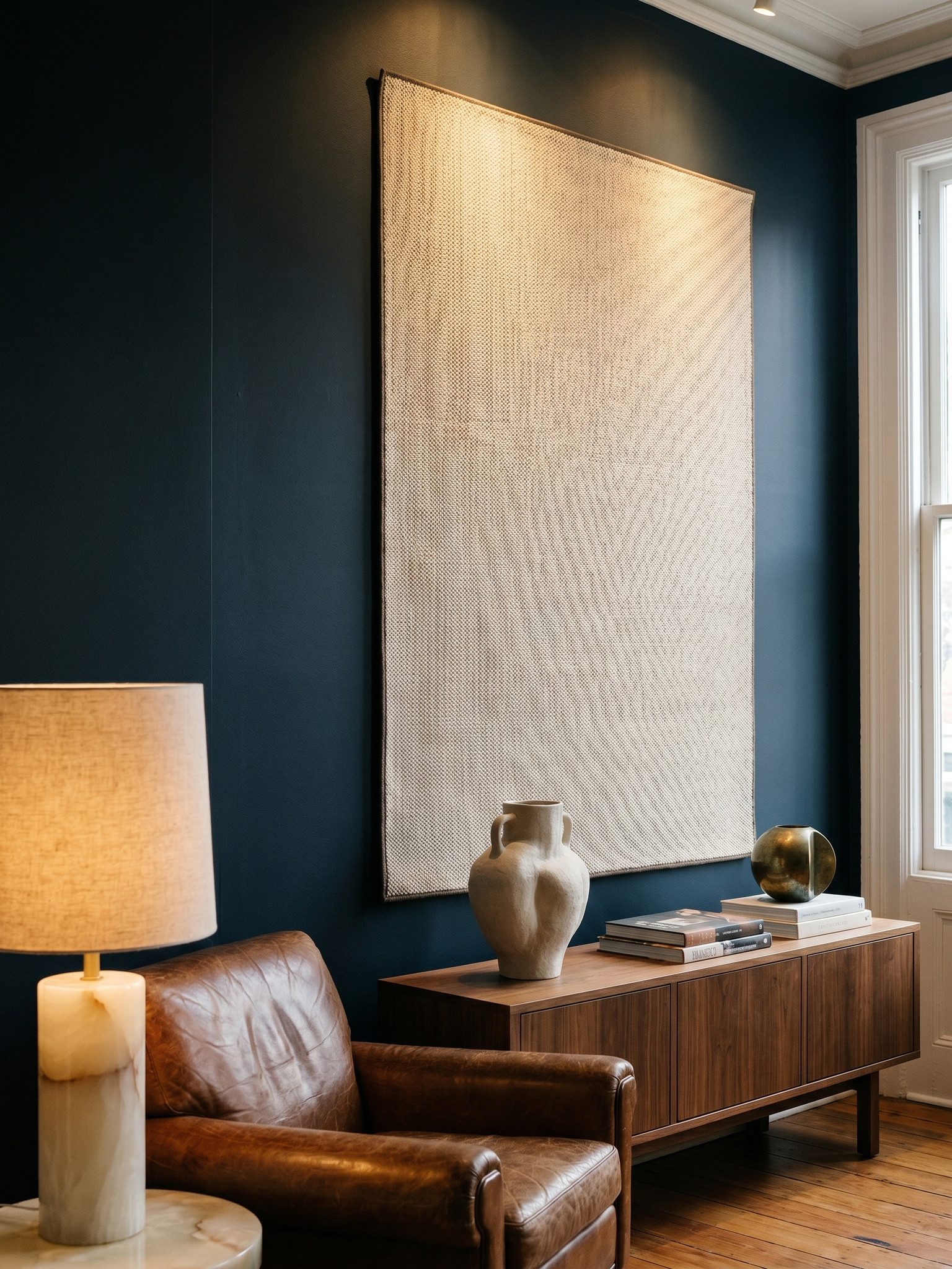 KADIMA DESIGN Teppich LANGAU Flachgewebe Kurzflor Berber Uni Meliert Wohnzimmer Pflegeleicht, Rechteckig, Höhe: 7 mm, Creme, 160x230 cm, Saugroboter OEKO-TEX Fußbodenheizung