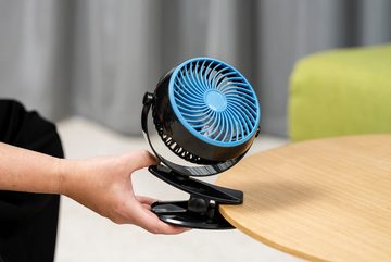 MediaShop Standventilator Go Fan, schwarz