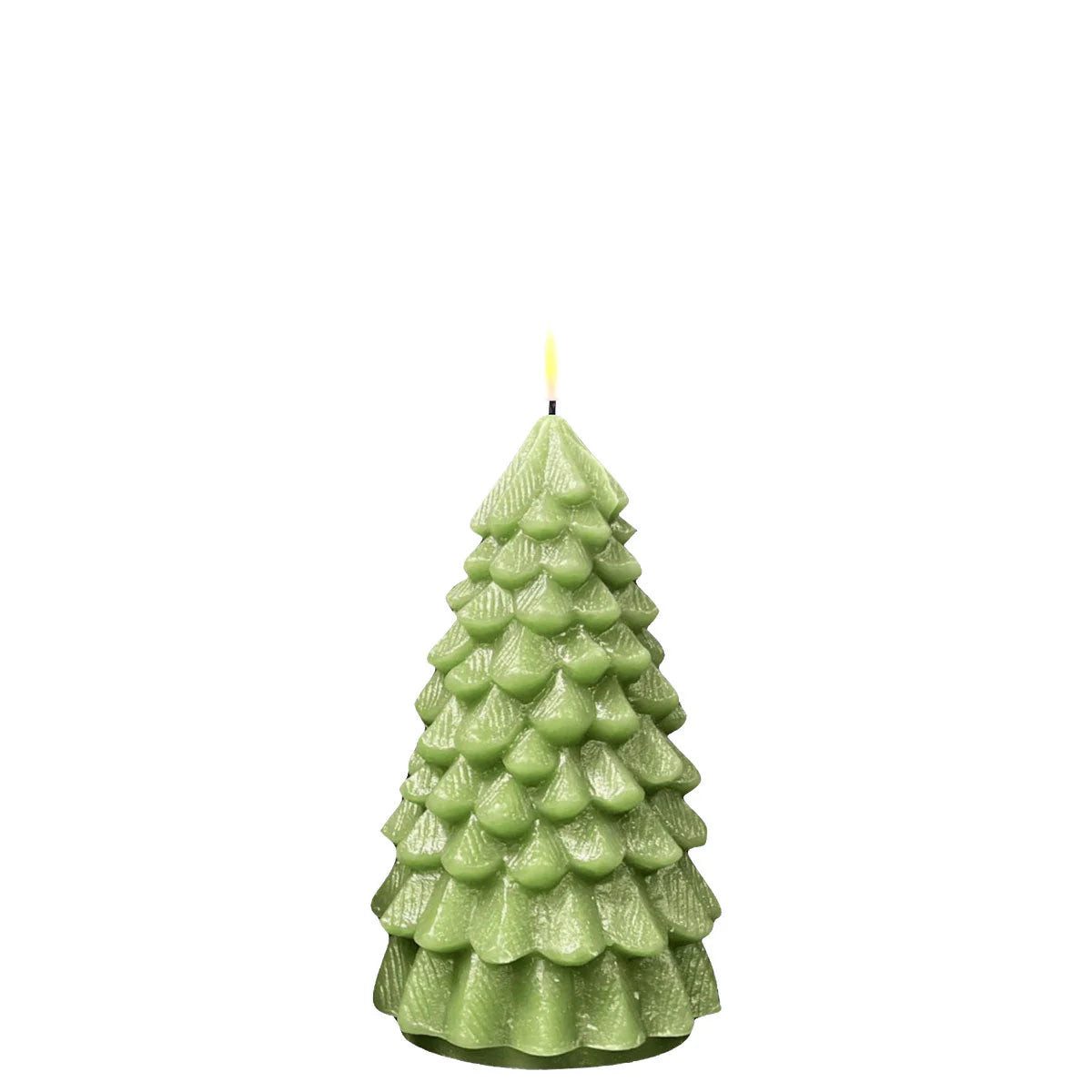 Deluxe Homeart LED-Kerze LED Kerze Weihnachtsbaum hellgrün 18 cm von Deluxe Homeart - Weihnacht