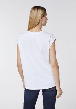Oklahoma Jeans Shirttop mit Sommer-Motiv (1, 1-tlg)